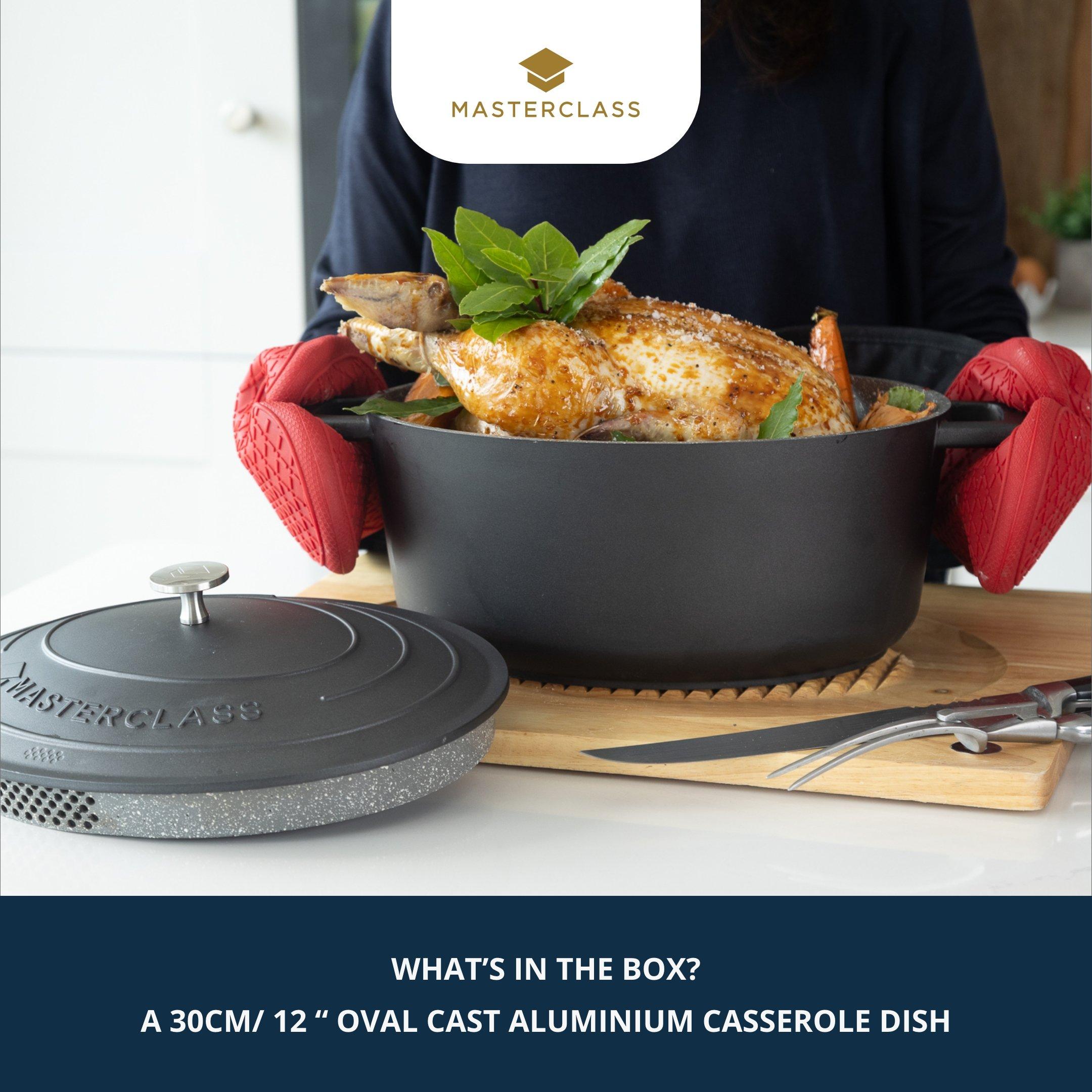 Black - MasterClass - MasterClass Oval Cast Aluminium Non-Stick - 3