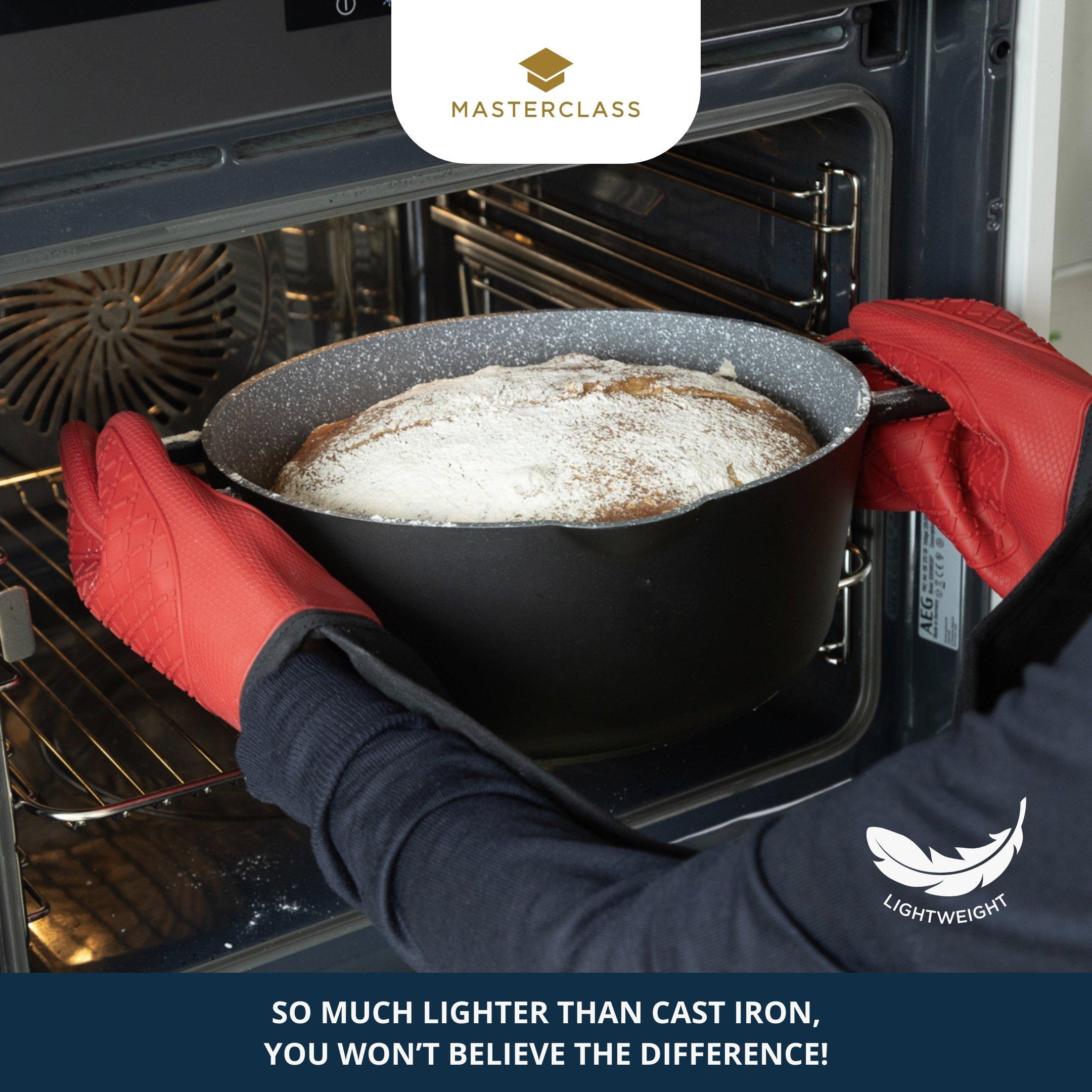 Black - MasterClass - MasterClass Oval Cast Aluminium Non-Stick - 4
