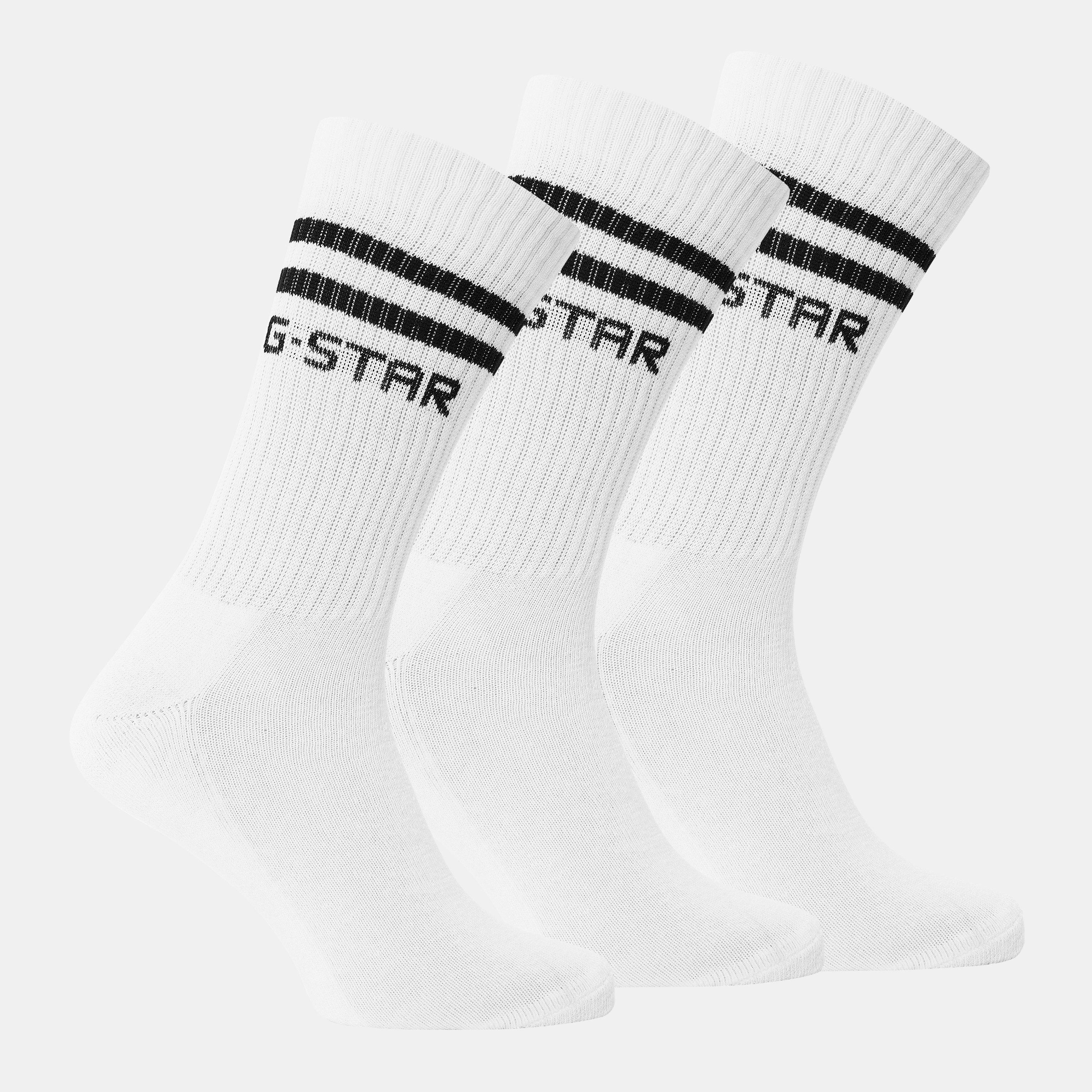 Bright White - G Star - Men's Creek Crew Socks