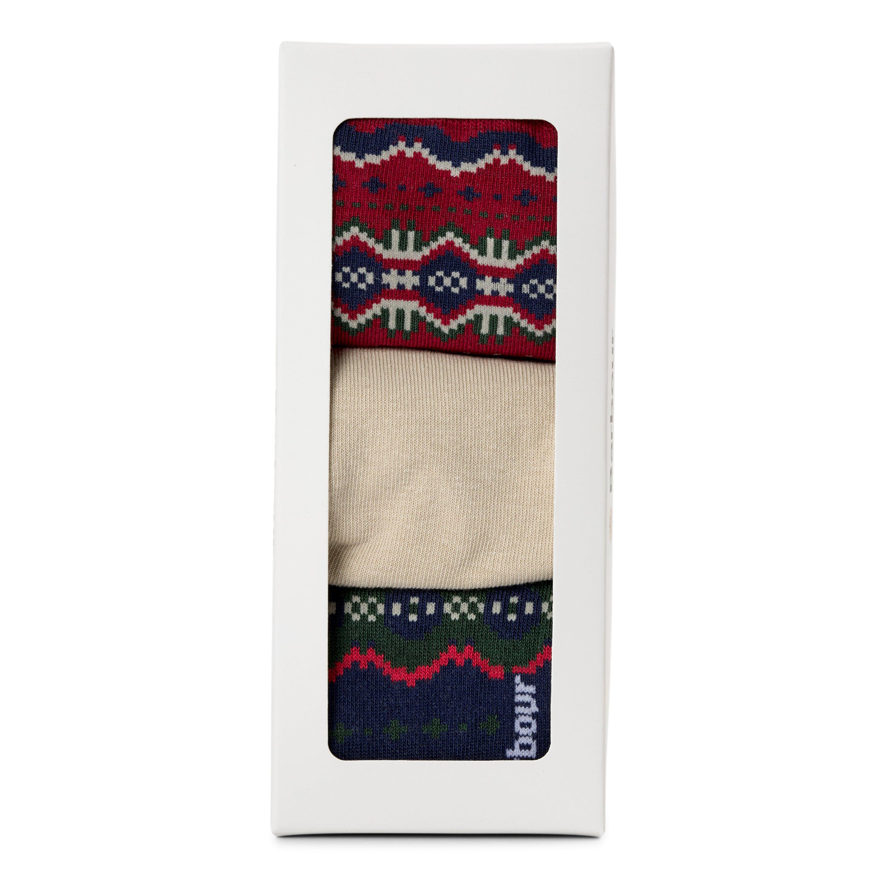 Festive Fairisl - Barbour - Women's Helen Fair Isle Crew Socks - 2