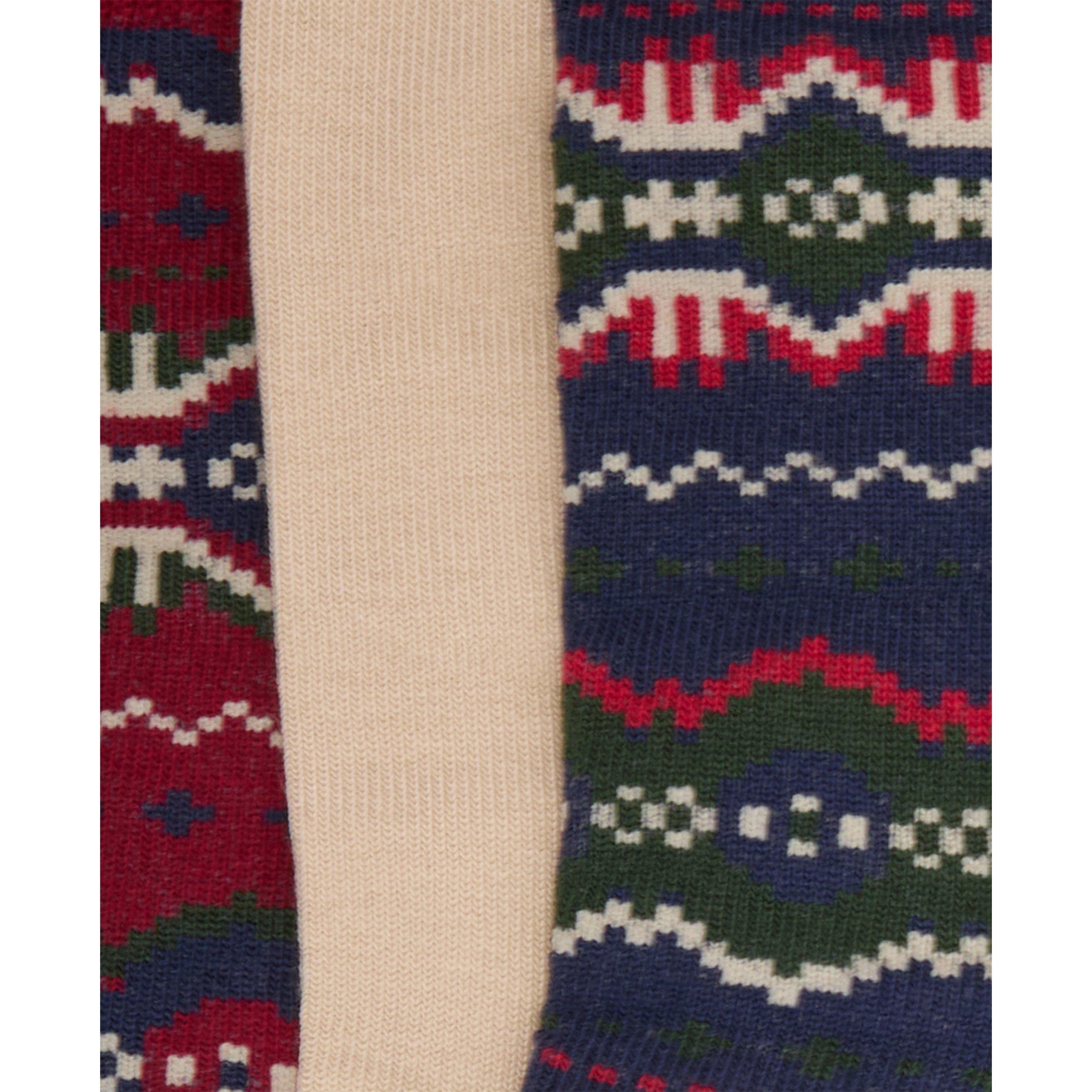 Festive Fairisl - Barbour - Women's Helen Fair Isle Crew Socks - 3