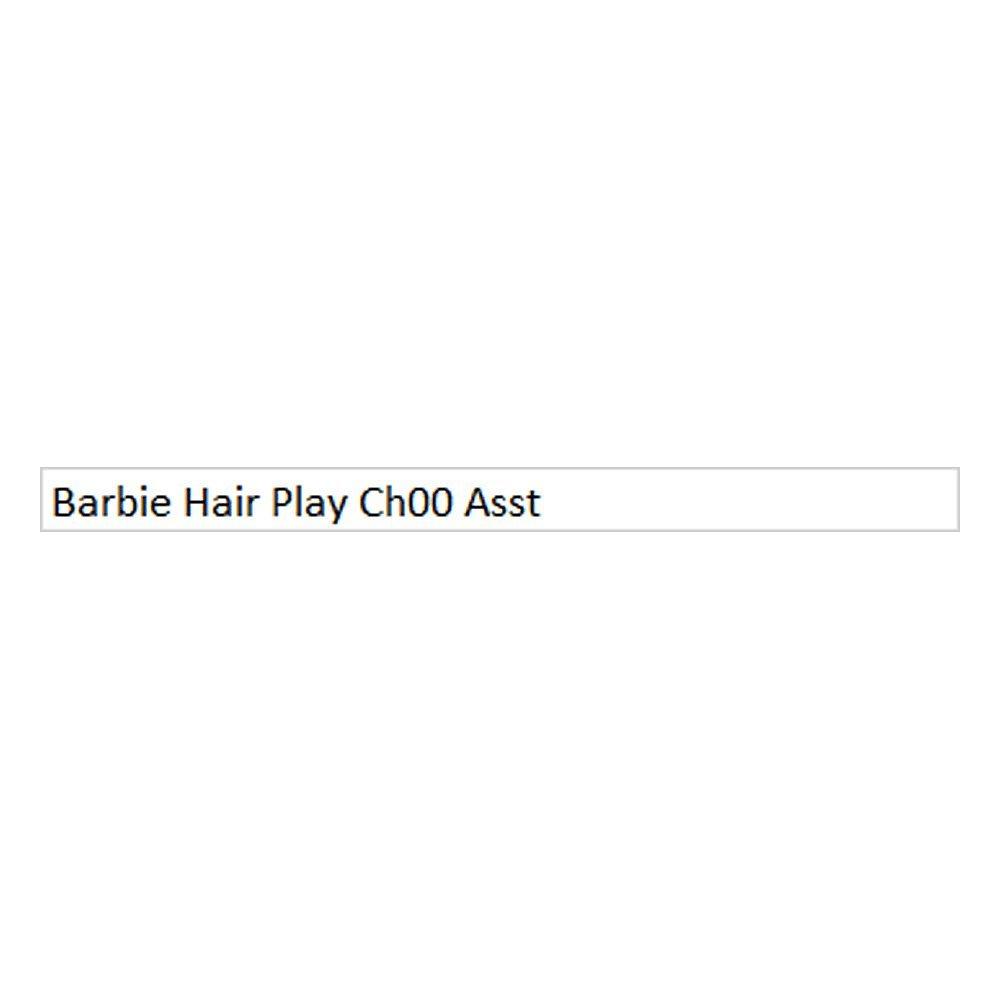 Multi Format En - Barbie - Barbie Hair Play Ch00