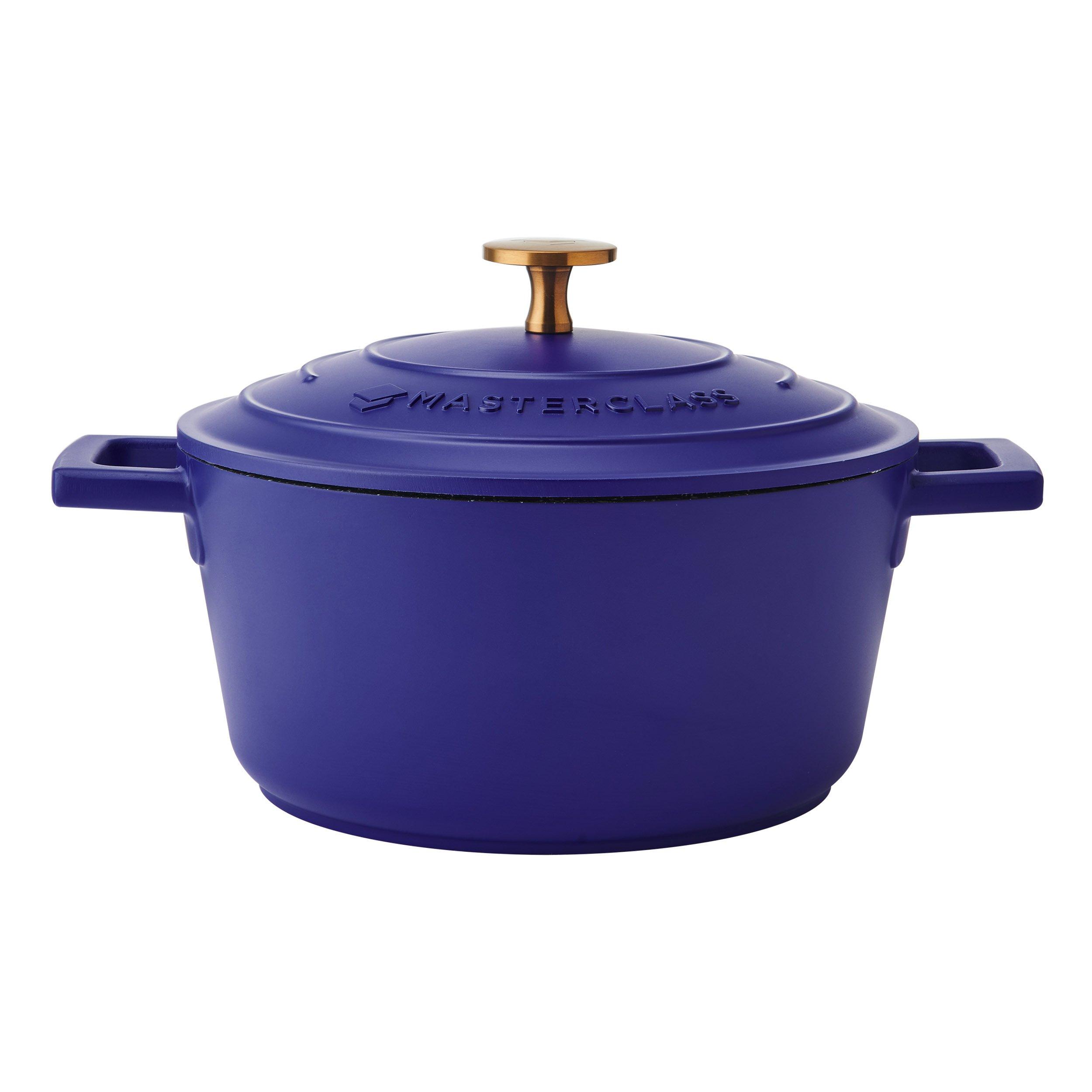 Masterclass  Cast Aluminium Casserole Blue - 2.5L