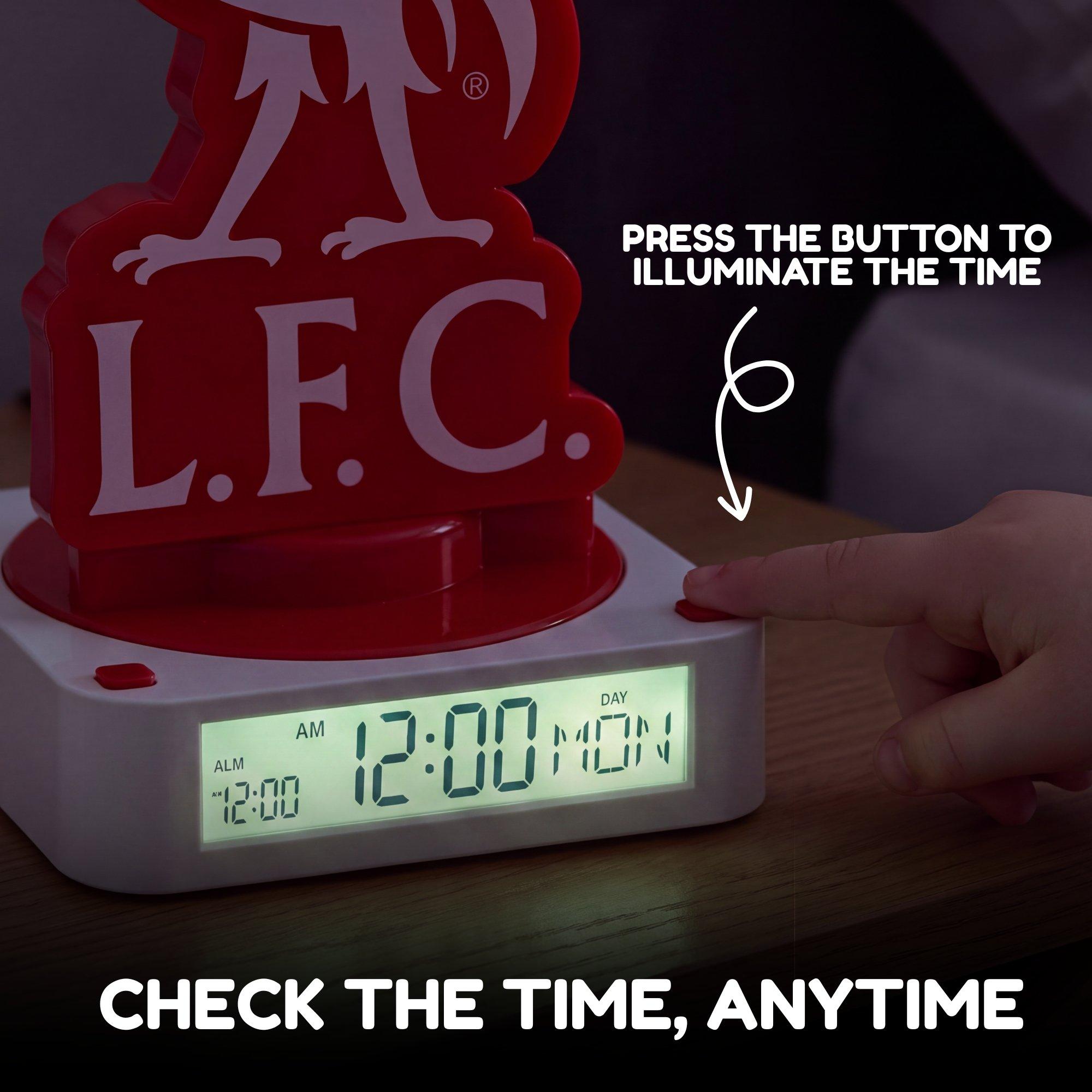 Red - Liverpool FC - Liverpool Football Club Alarm Clock - 4
