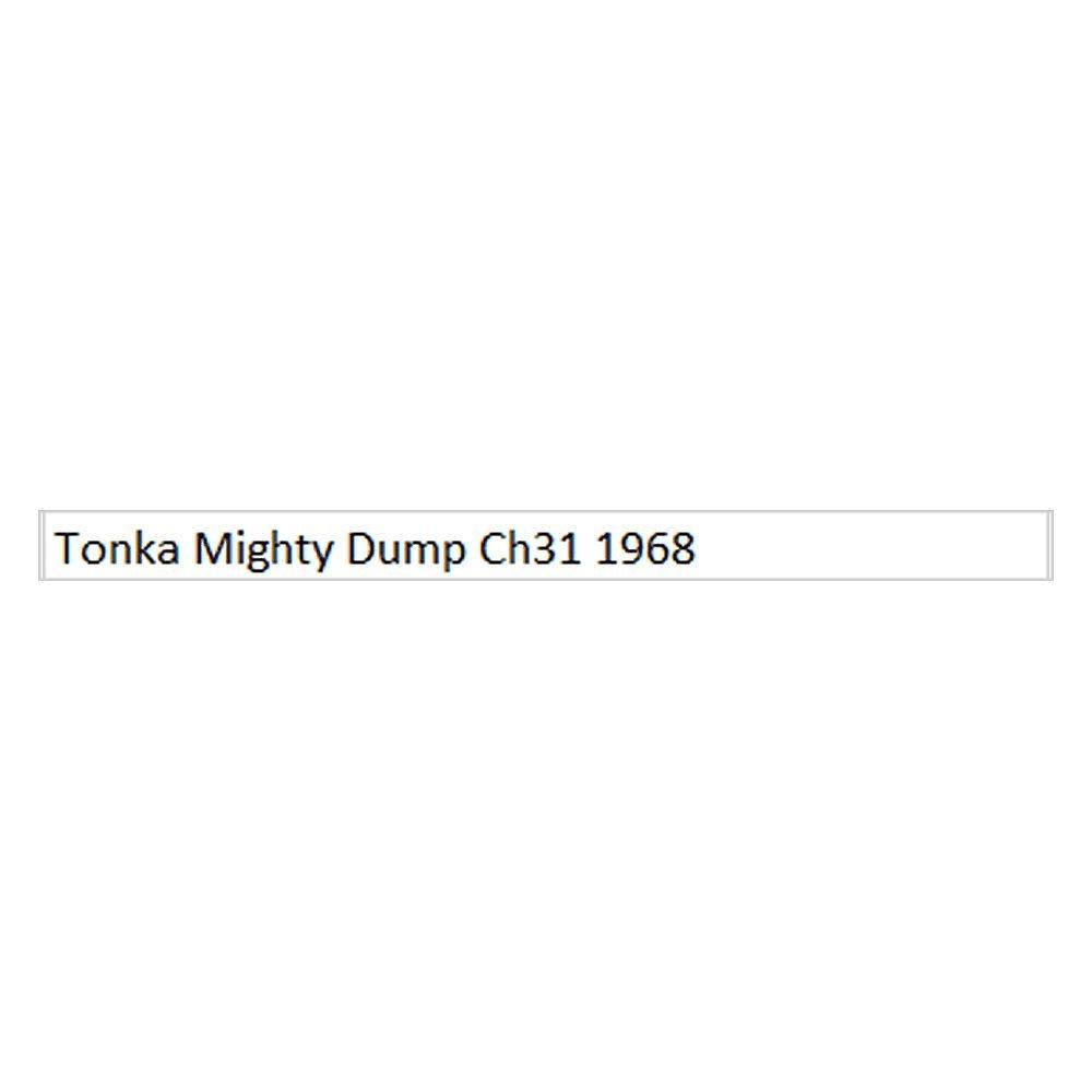 Multi Format An - Tonka - Tonka Mighty Dump Ch31