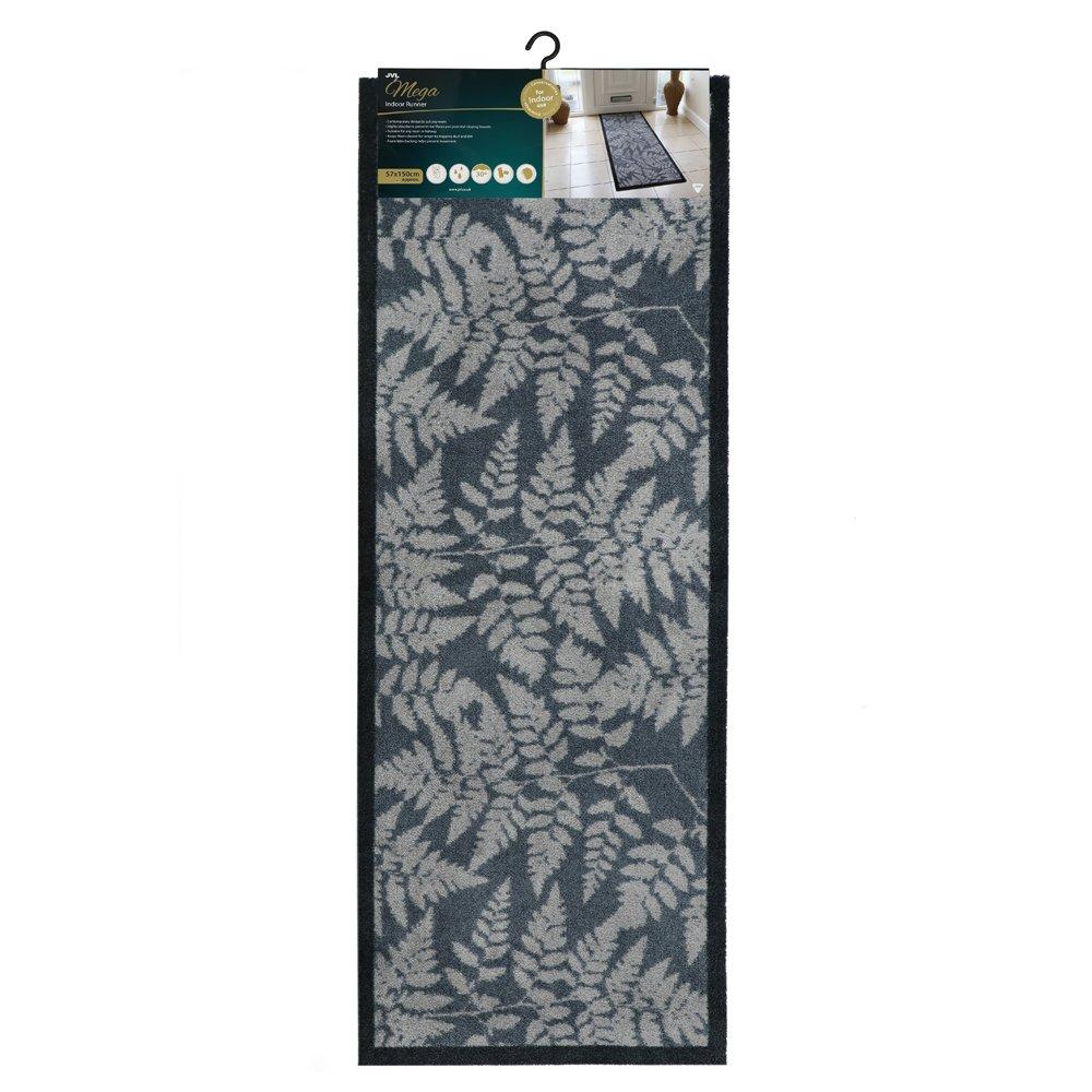 Blue And Grey - JVL - Mega Mat and Runner Set - 8