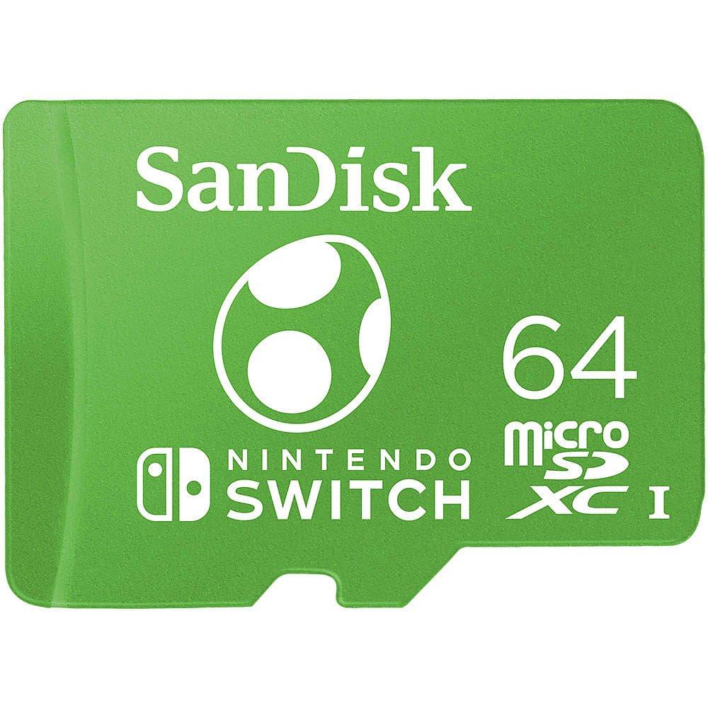 64GB Yoshi - SanDisk - 64GB Nintendo Switch Micro SD - 2