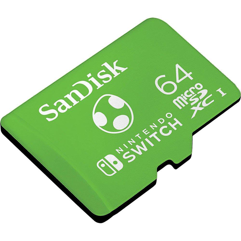 64GB Yoshi - SanDisk - 64GB Nintendo Switch Micro SD - 3