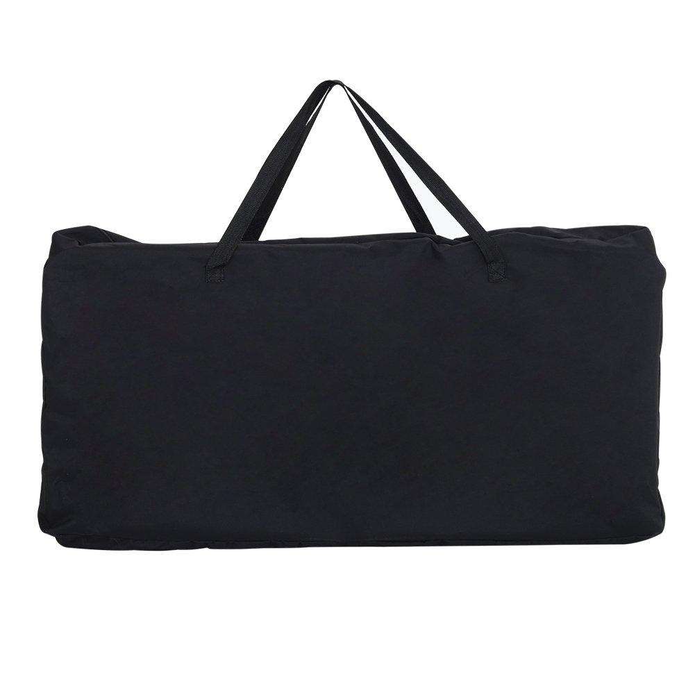 Black - Breeins Camping - Camping Kitchen Table Portable Storage, Black - 8