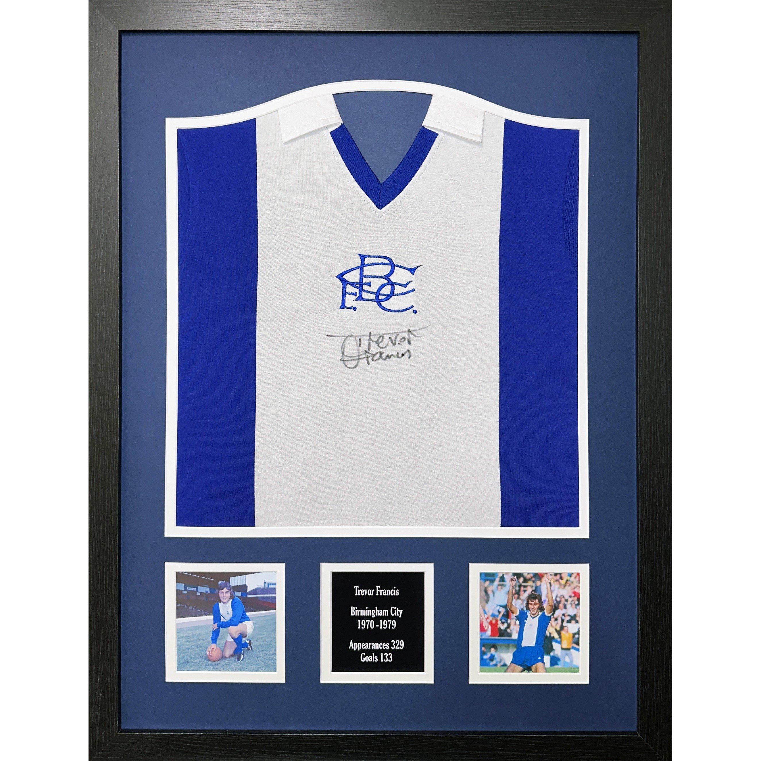 Blue - AllStarSignings Ltd - Trevor Francis signed Birmingham City shirt - 1