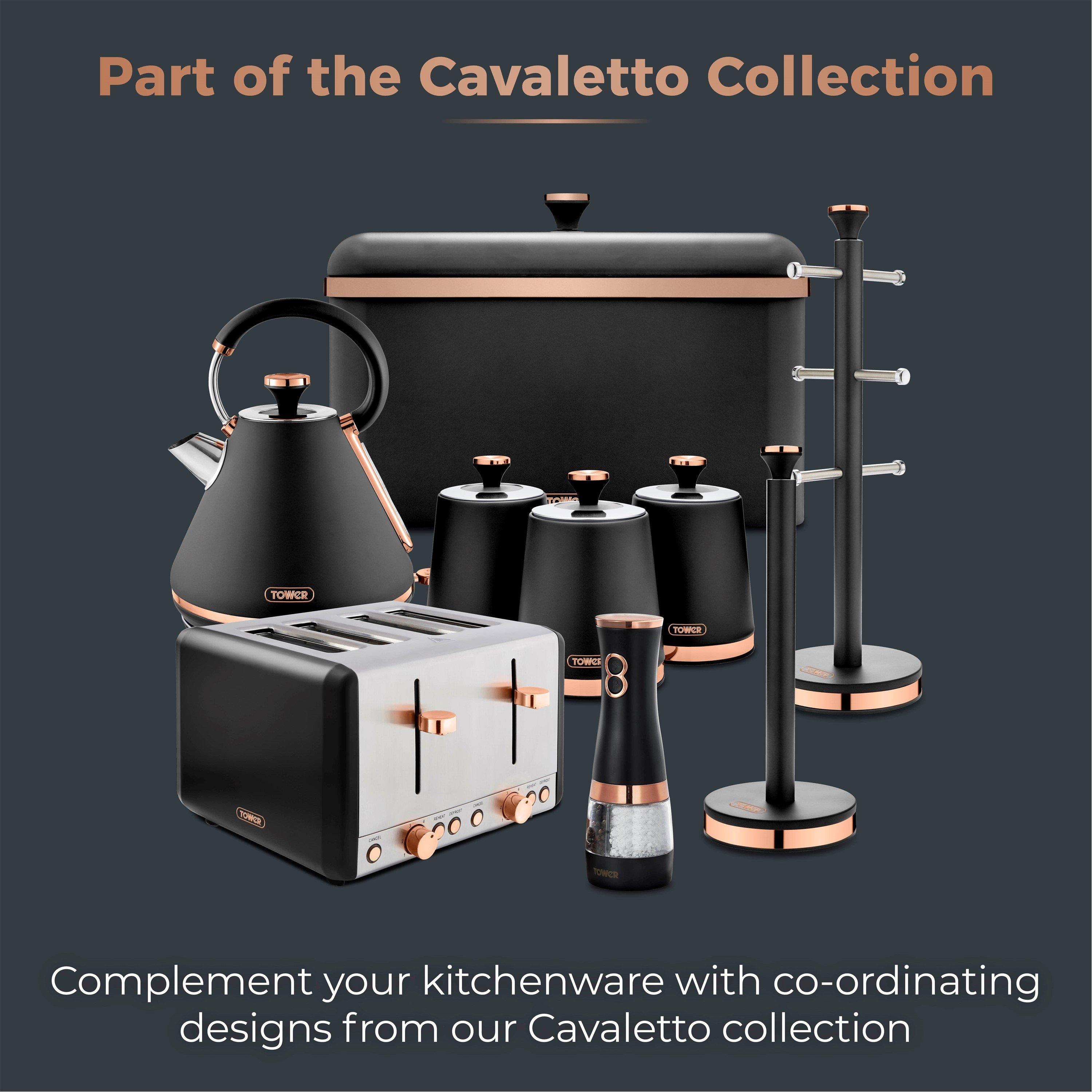 Black - Tower - Cavaletto Duo SP Mill Black and Rose Gold - 8