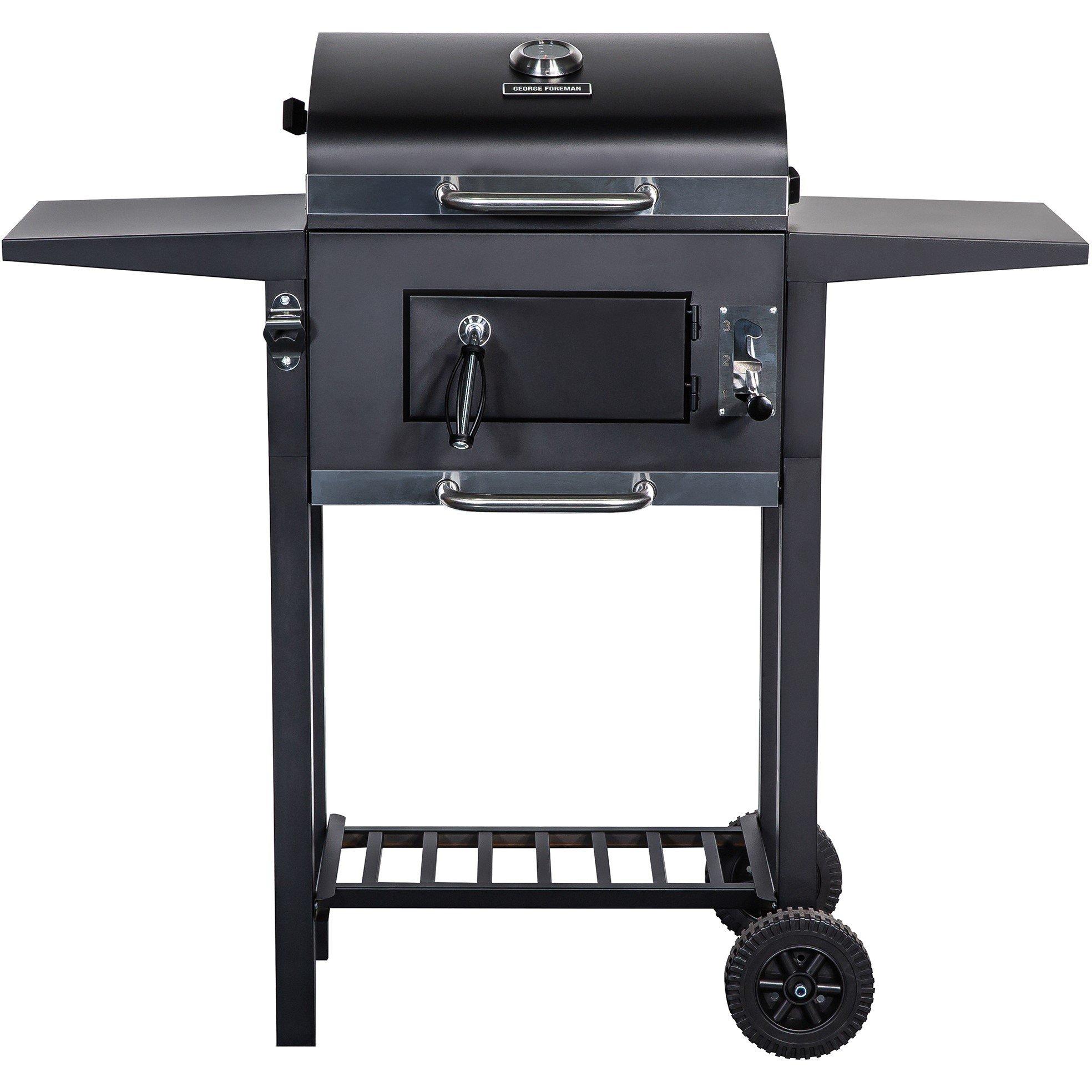 George Foreman  Gfcsbbql Large Charcoal Barbecue - Black - Large