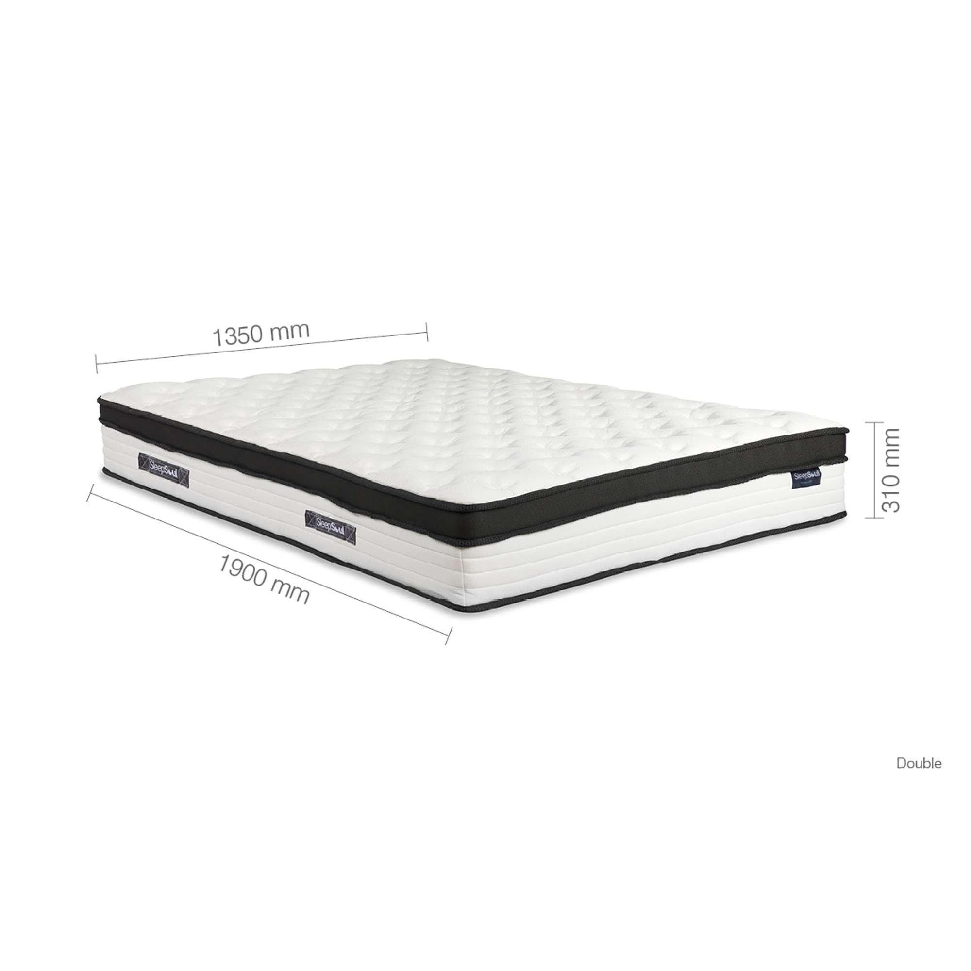 White - SleepSoul - Cloud Mattress - 12