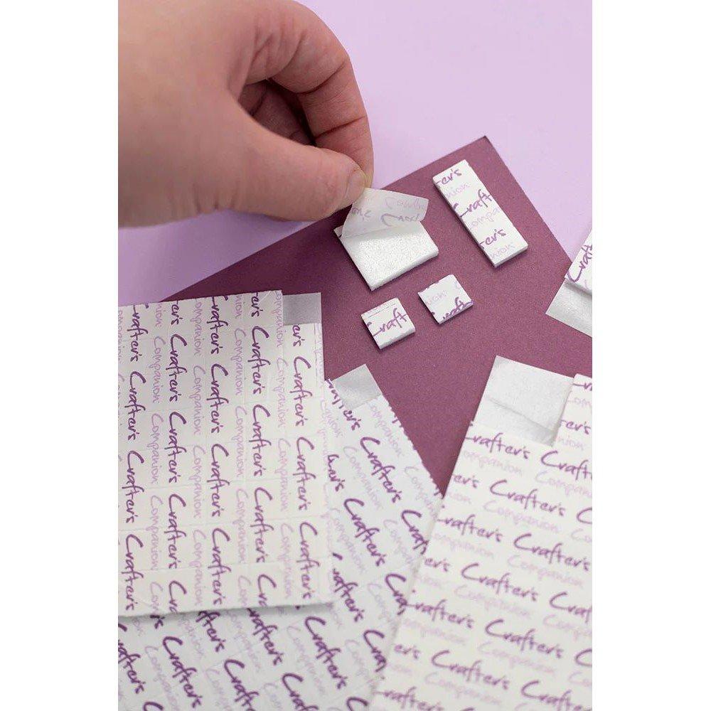 White - Crafters Companion - Large 3D Foam Pad Kit – 20 sheets - 2