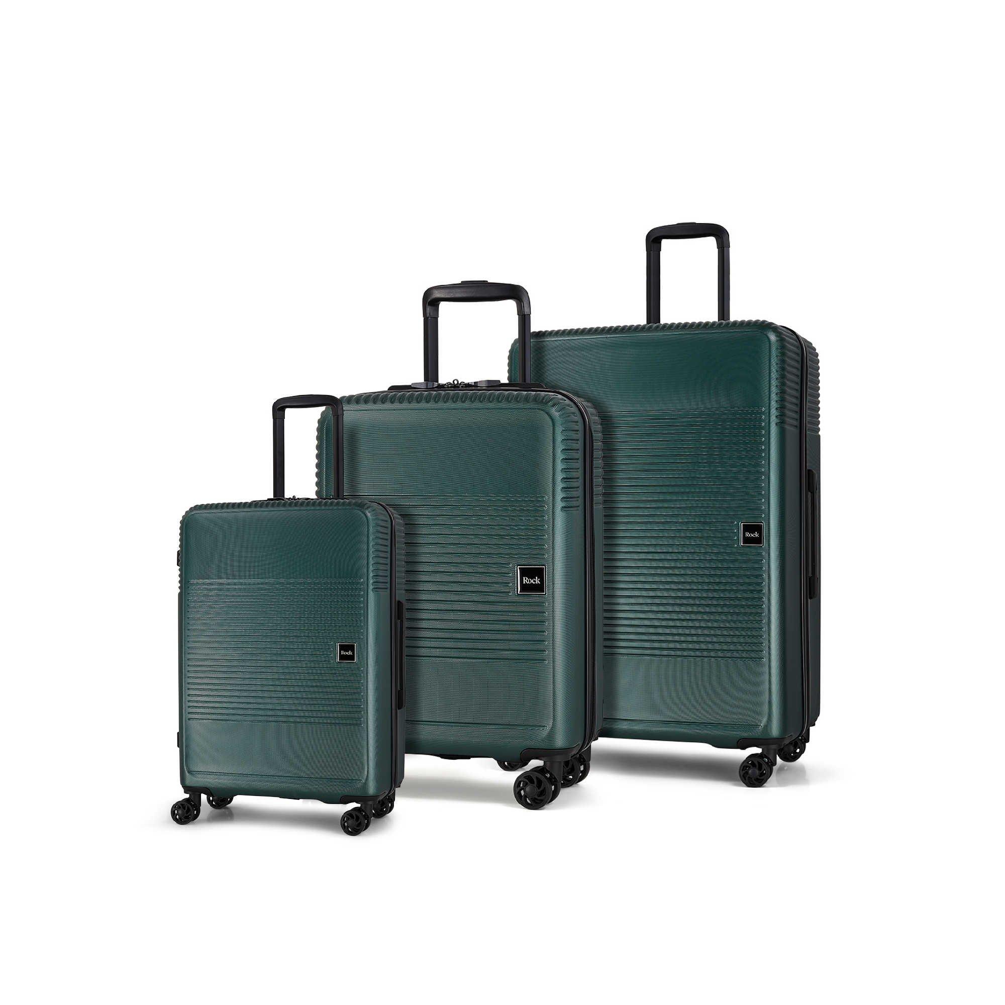 Rock Rock Lincoln Suitcases Green