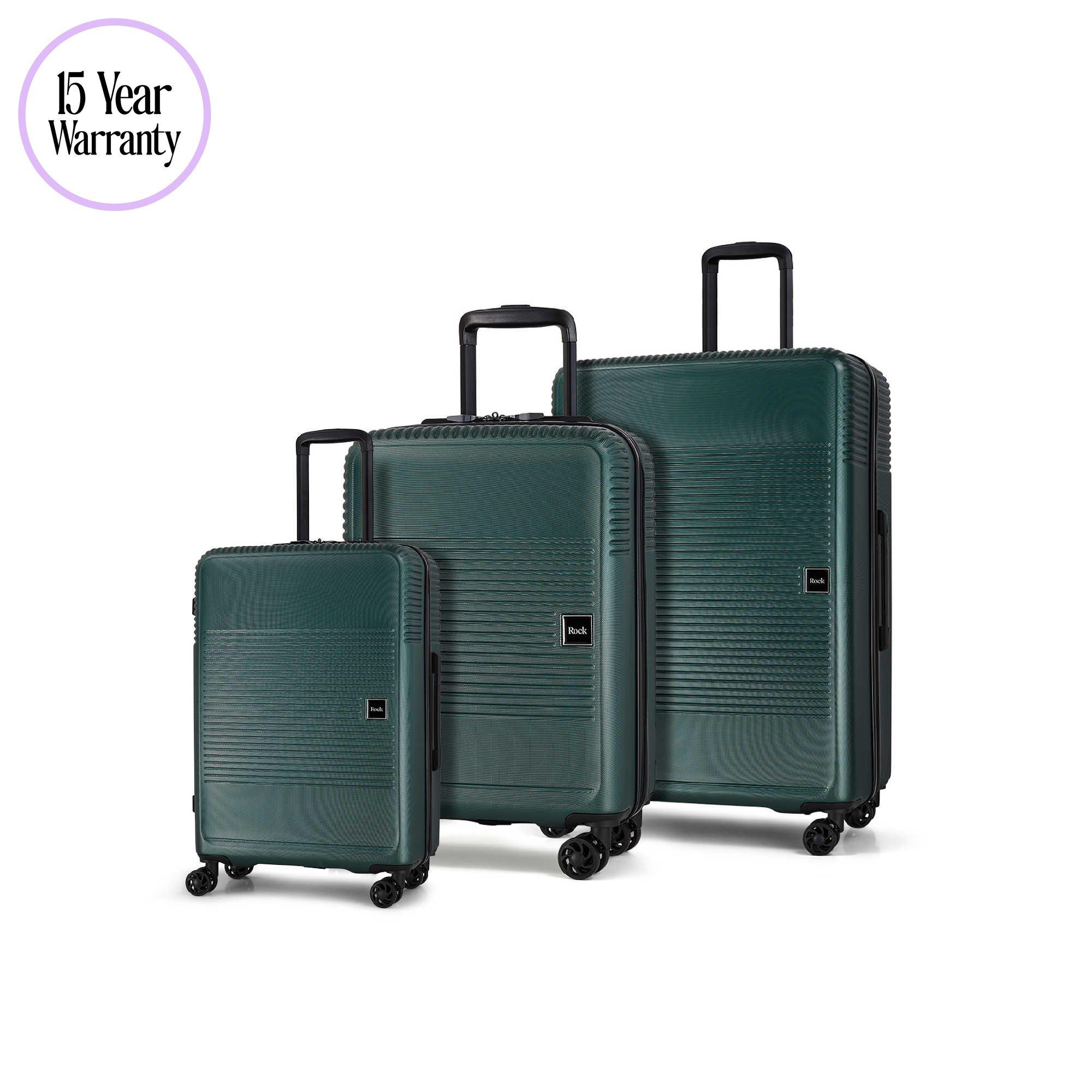Green - Rock - Rock Lincoln Suitcases Green - 1