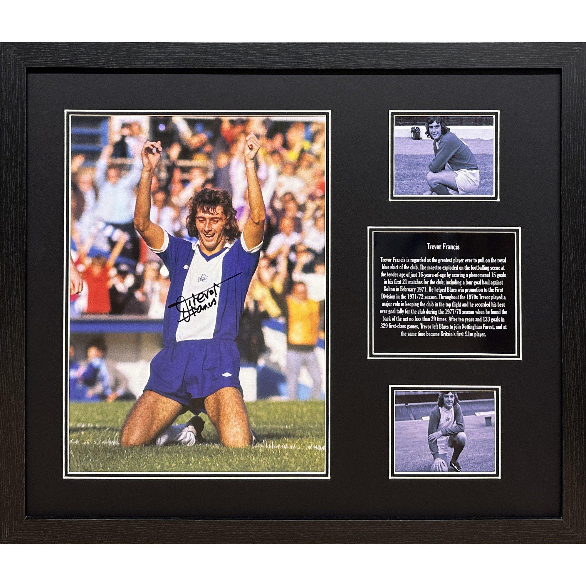 Blue - AllStarSignings Ltd - Trevor Francis signed Birmingham city photo - 1