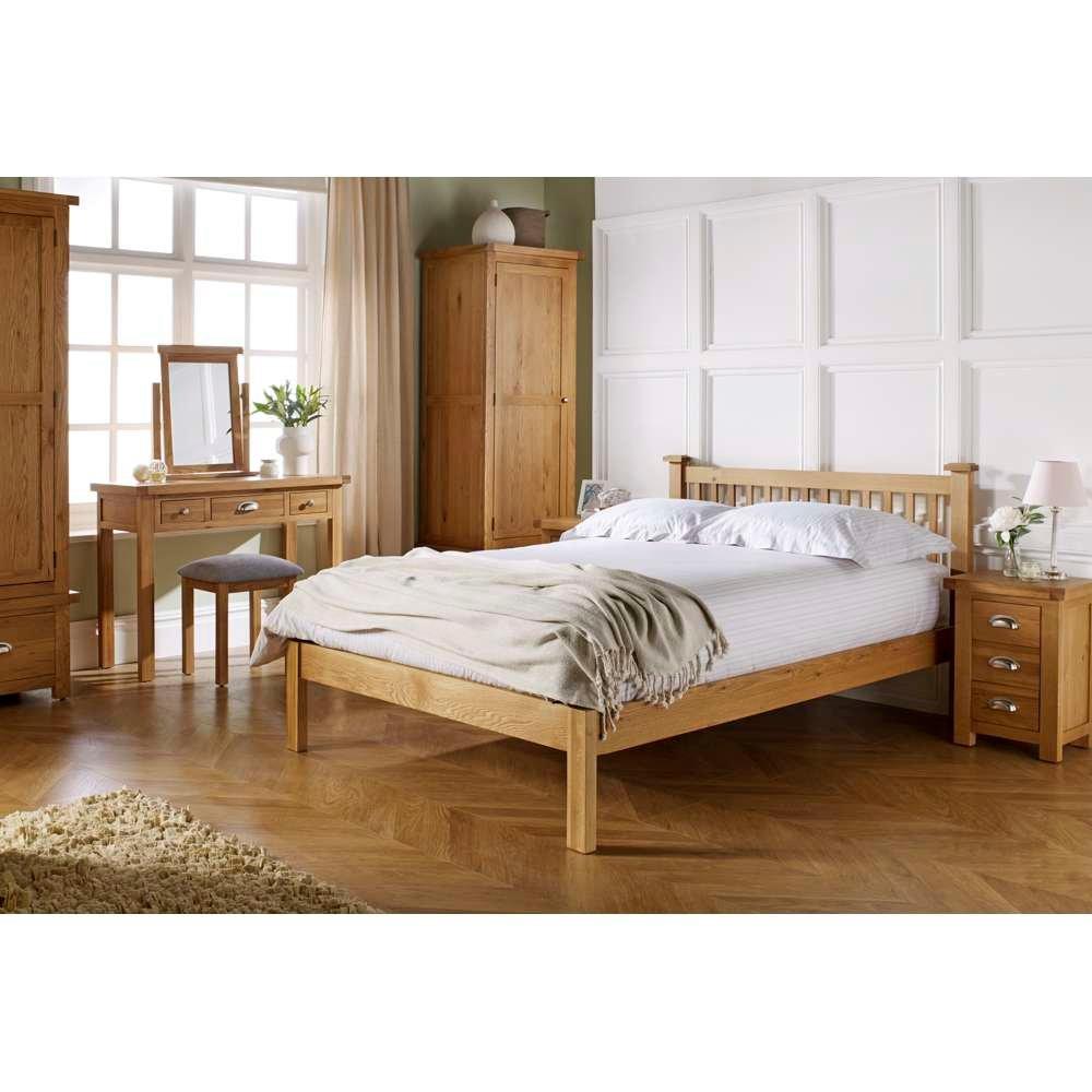 Oak - Birlea - Woburn Chunky Oak Bed - 1