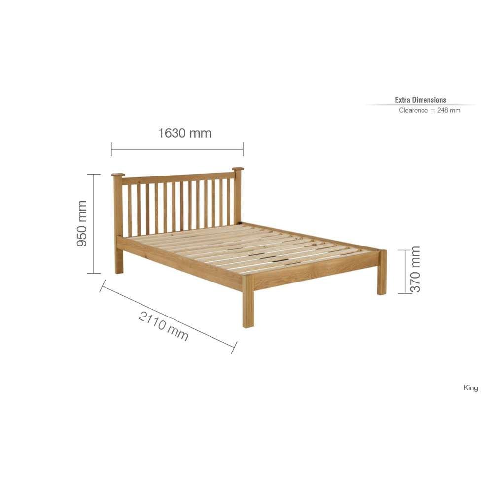 Oak - Birlea - Woburn Chunky Oak Bed - 6