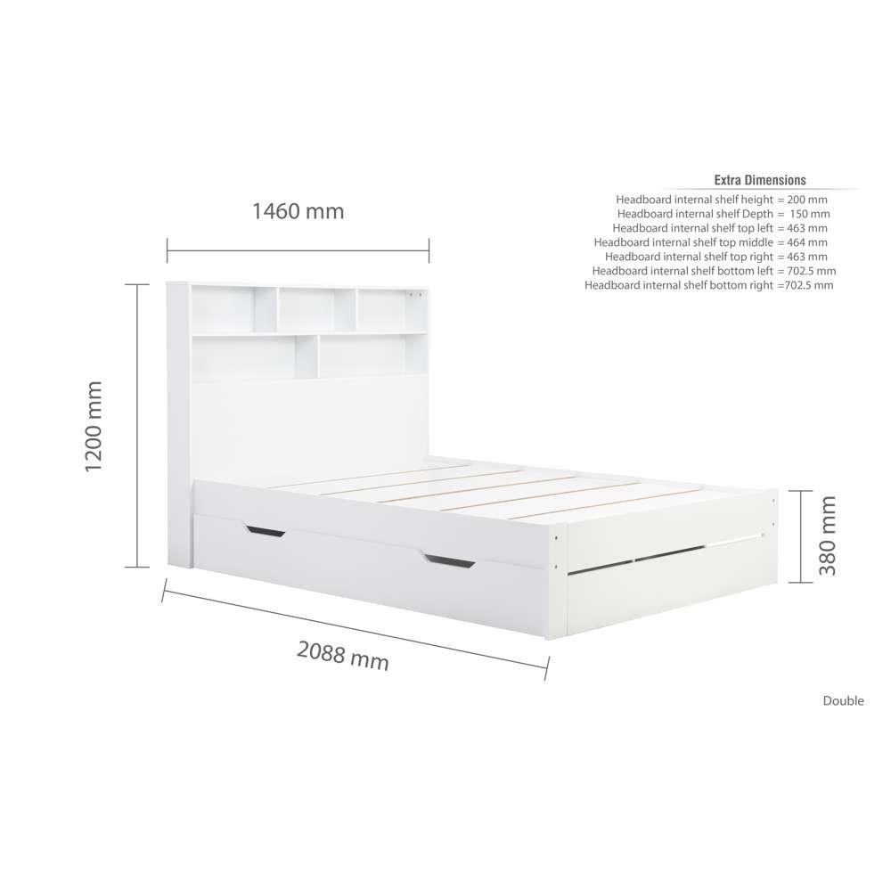 White - Birlea - Alfie Storage Bed - 12