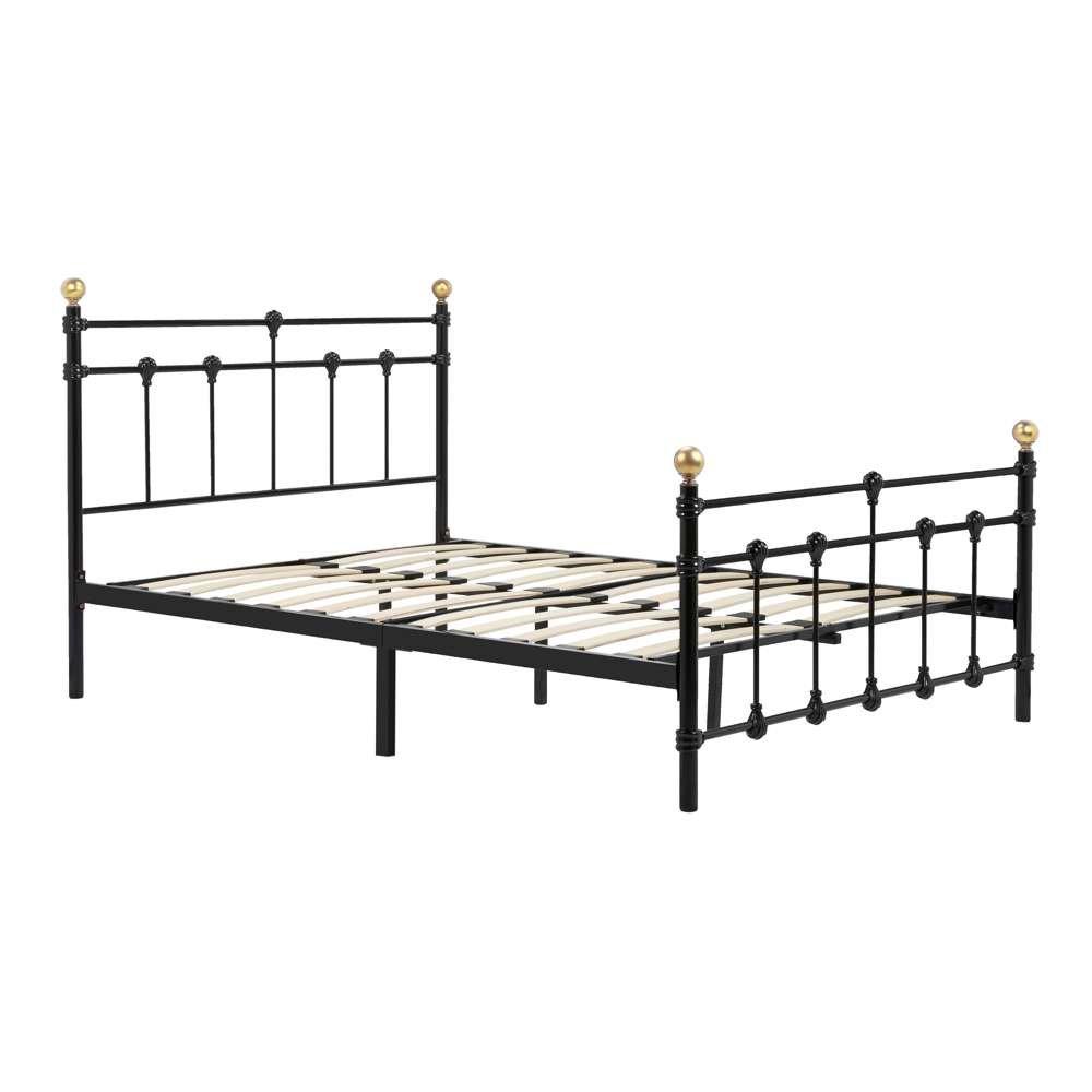 Black - Birlea - Atlas Metal Bed - 5