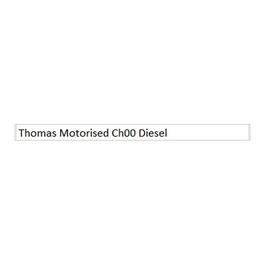 Thomas and Friends GAME Thomas Motorised Ch00 Diesel