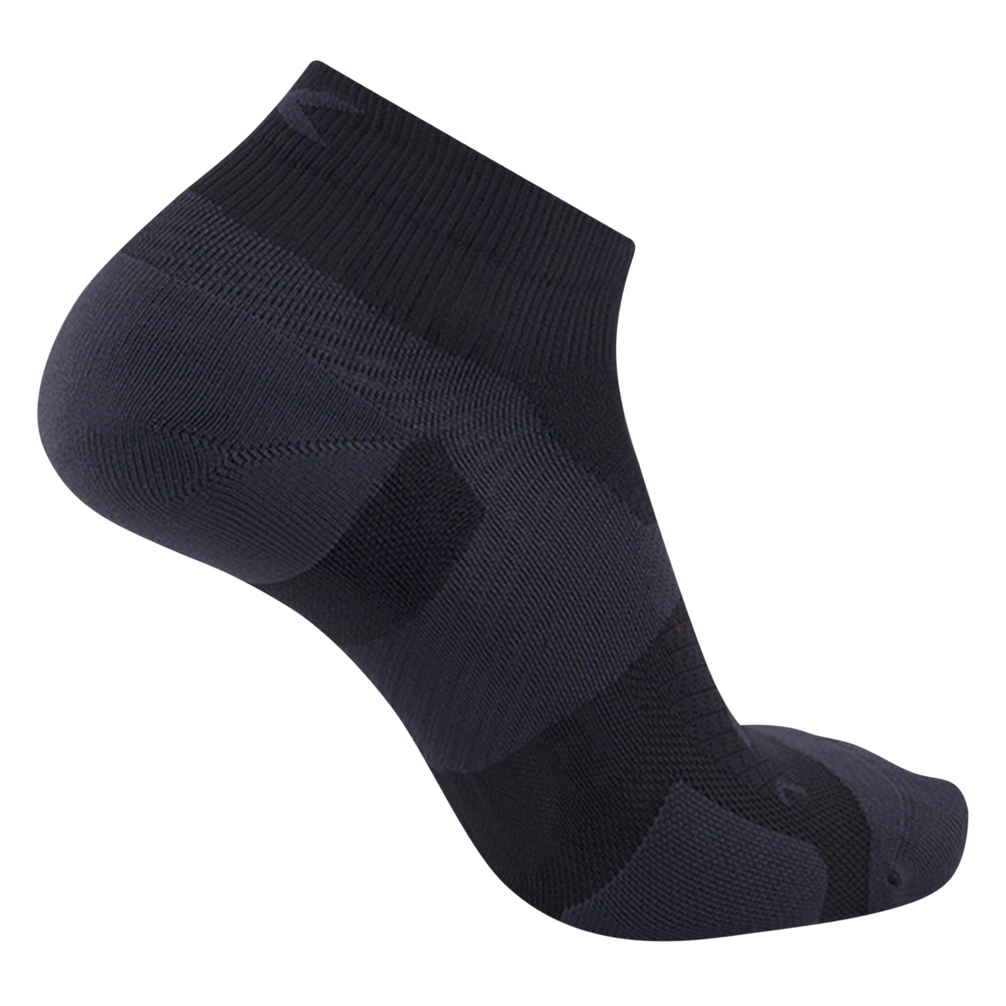 Black/Titanium - 2XU - Vectr Light Cushion Quarter Crew Socks 1 Pack - 2