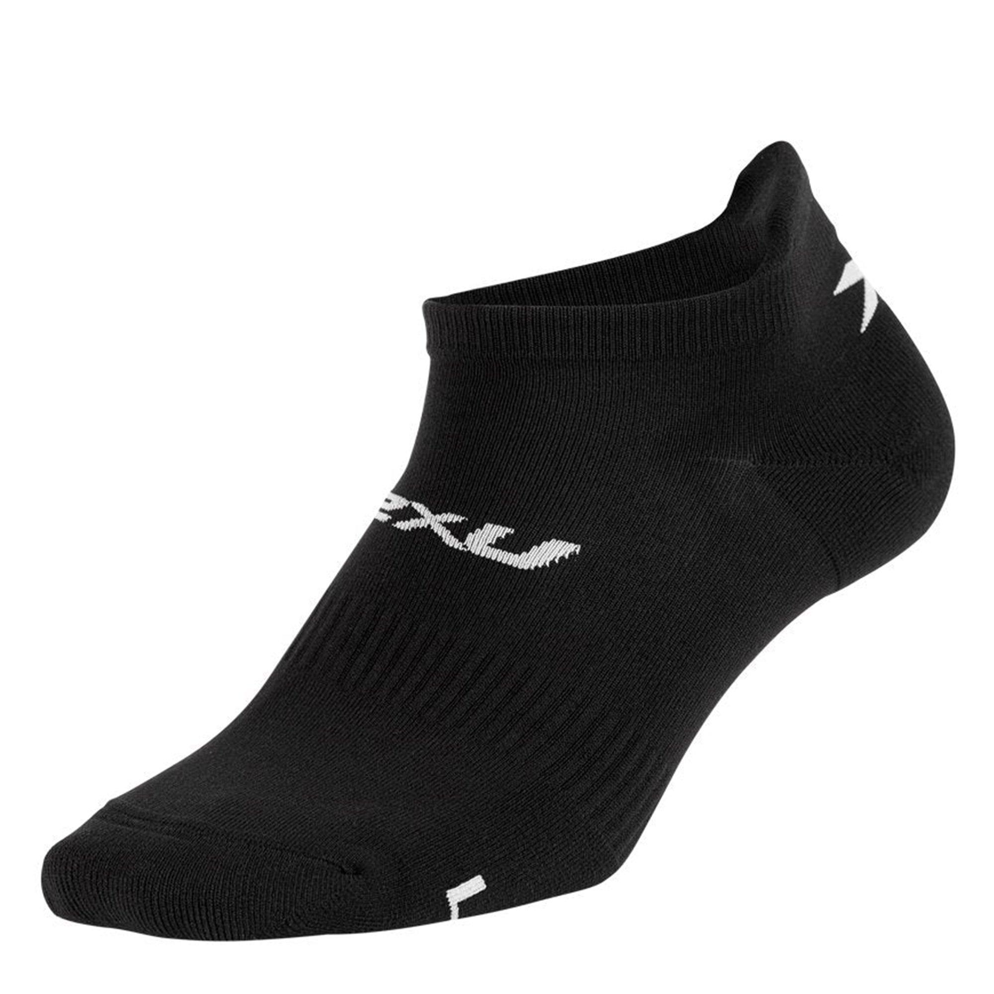 Black/White - 2XU - 3-Pack Ankle Socks Adults - 2