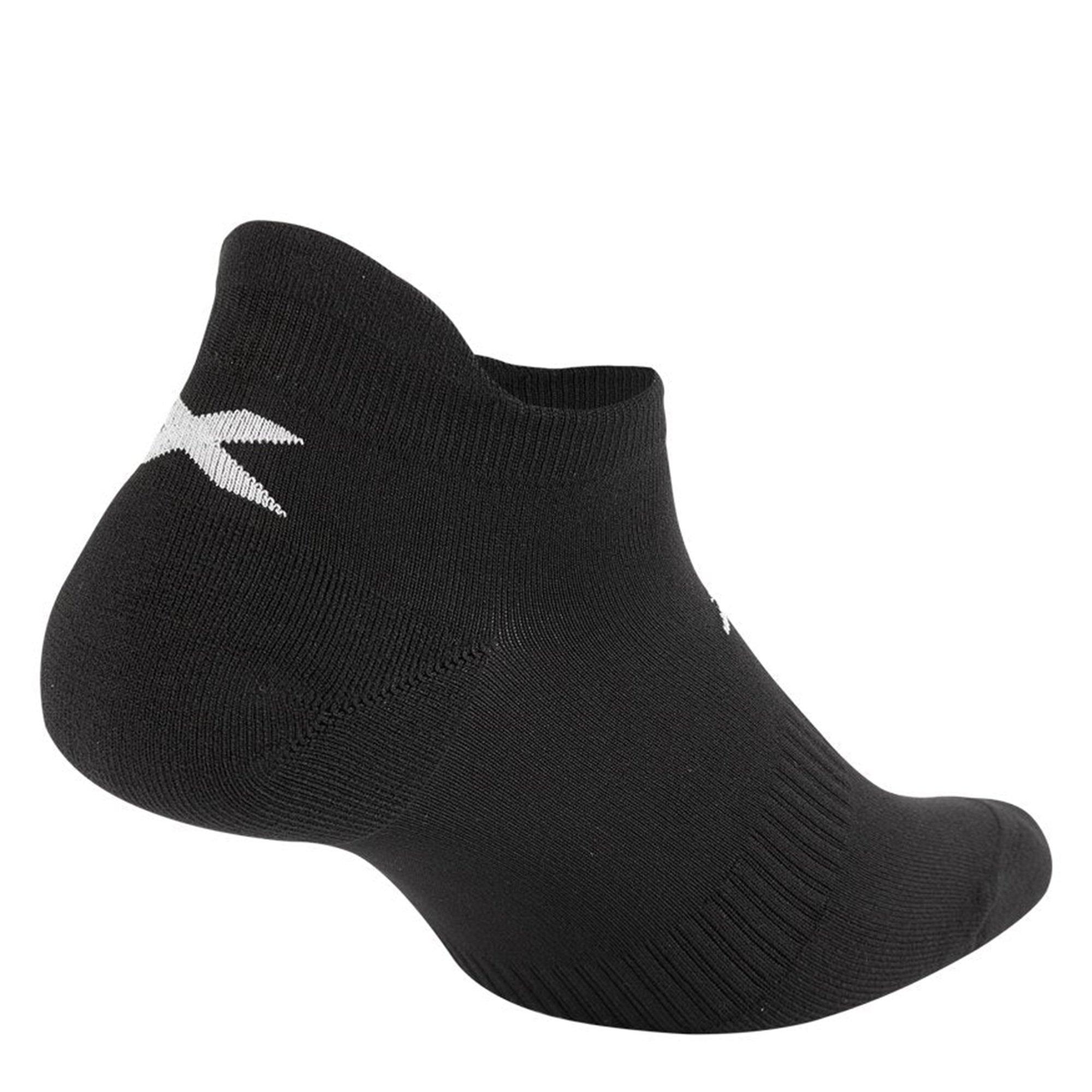 Black/White - 2XU - 3-Pack Ankle Socks Adults - 3