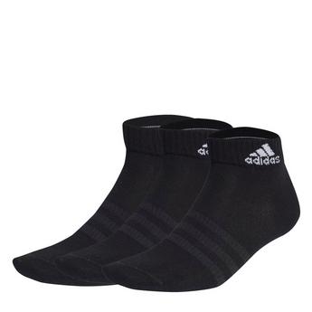 adidas Thin and Light Ankle Socks 3 Pairs Juniors