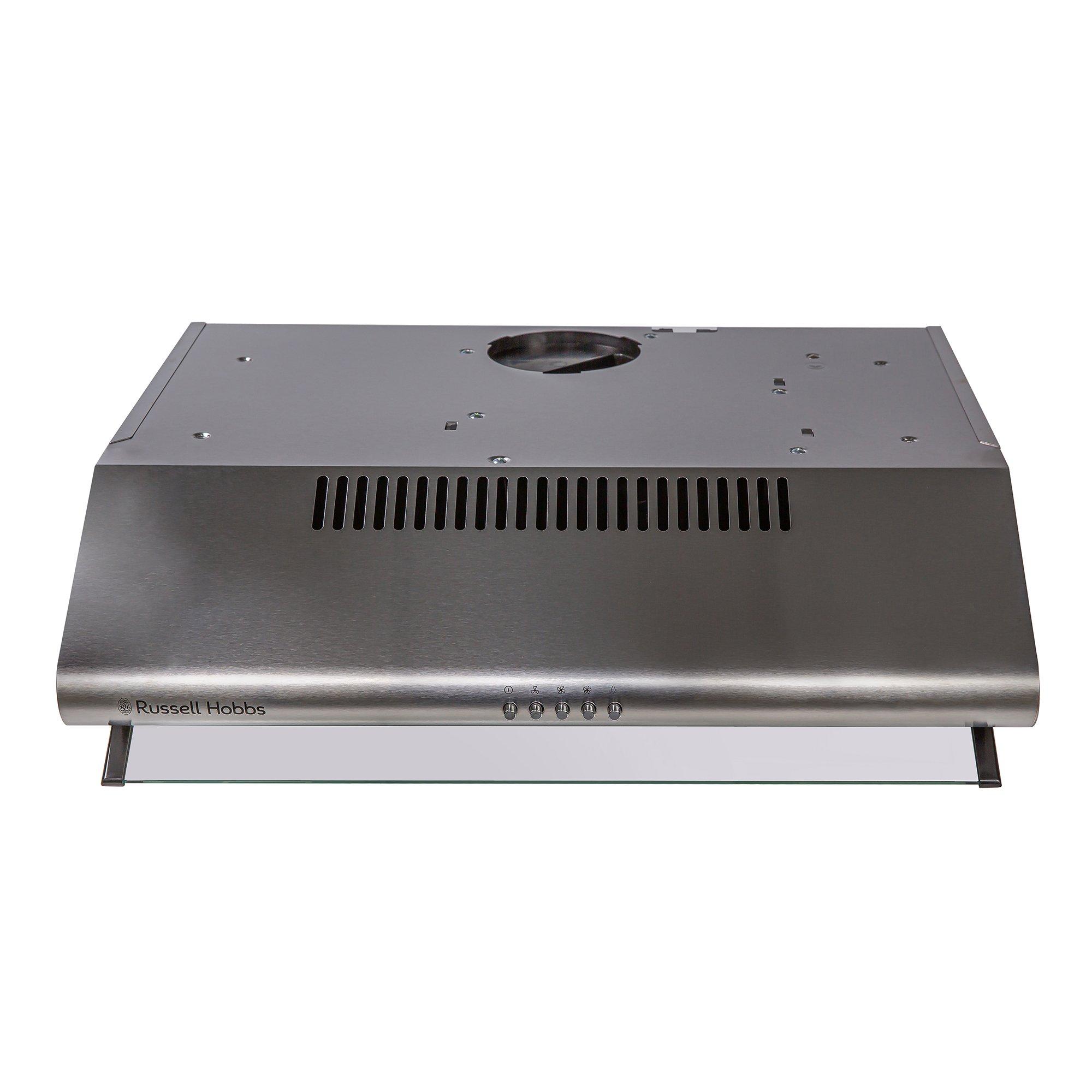 Stainless Steel - Russell Hobbs - RHVSRCH602SS-M 60cm Wide Visor Cooker Hood - 1