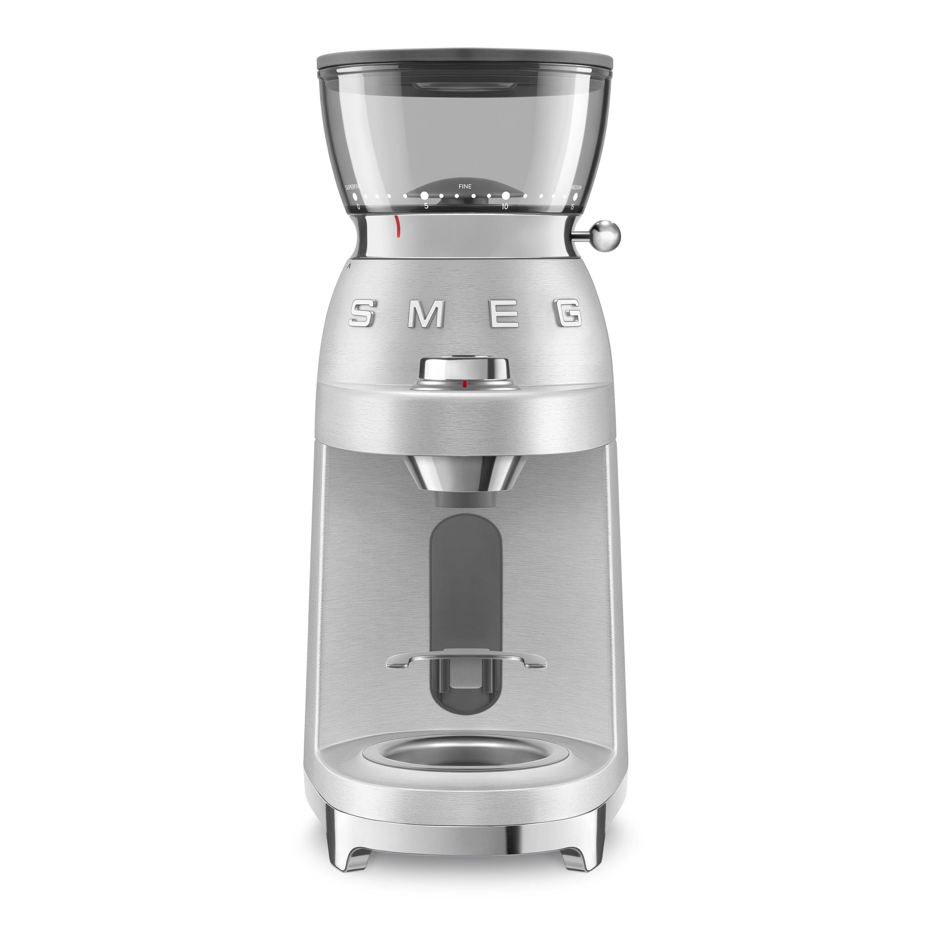 Smeg Burr Coffee Grinder - Stainless Steel - 250g Capacity - 150W - Image 3