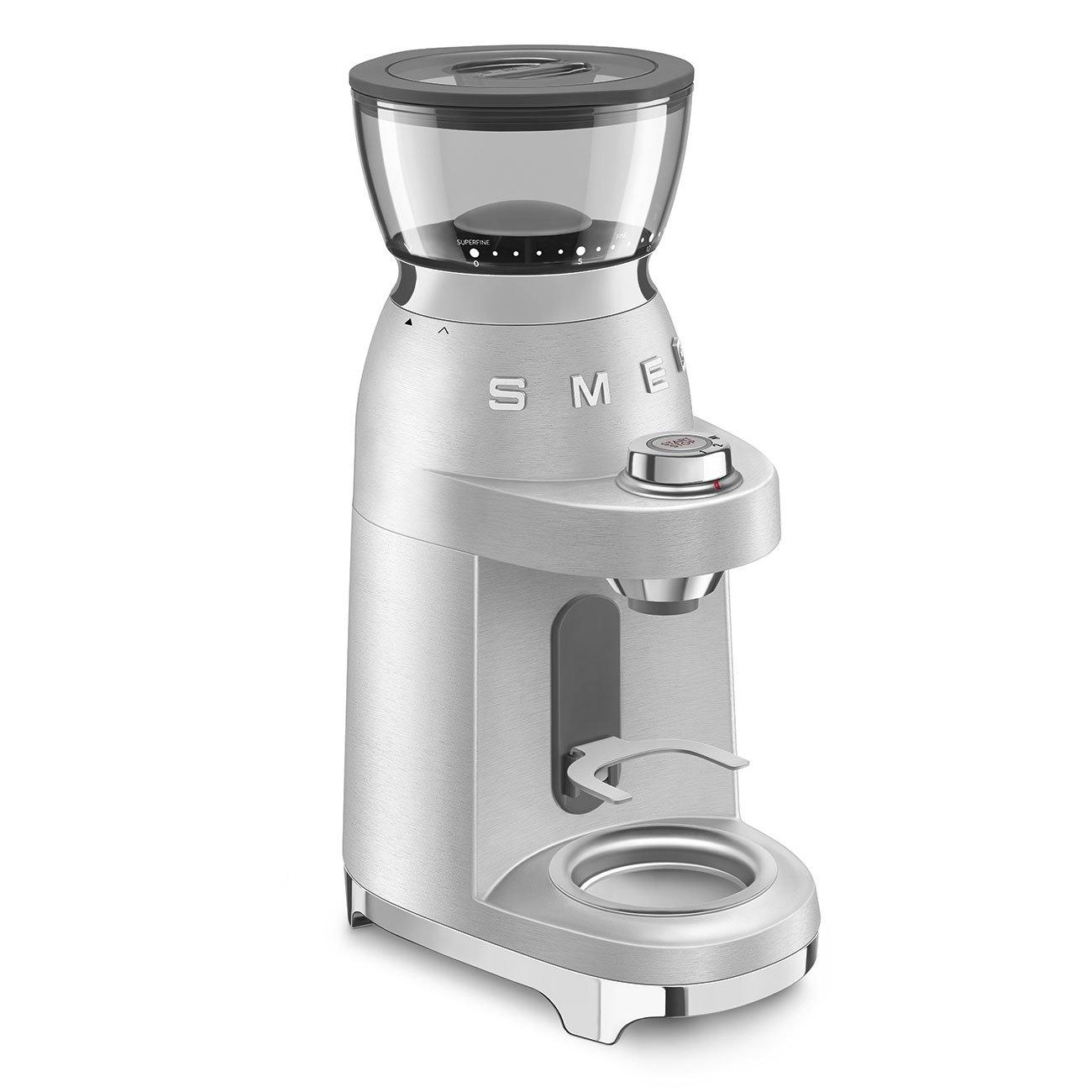 Stainless Steel - Smeg - 50s Style Multi-Setting Coffee Grinder - 3