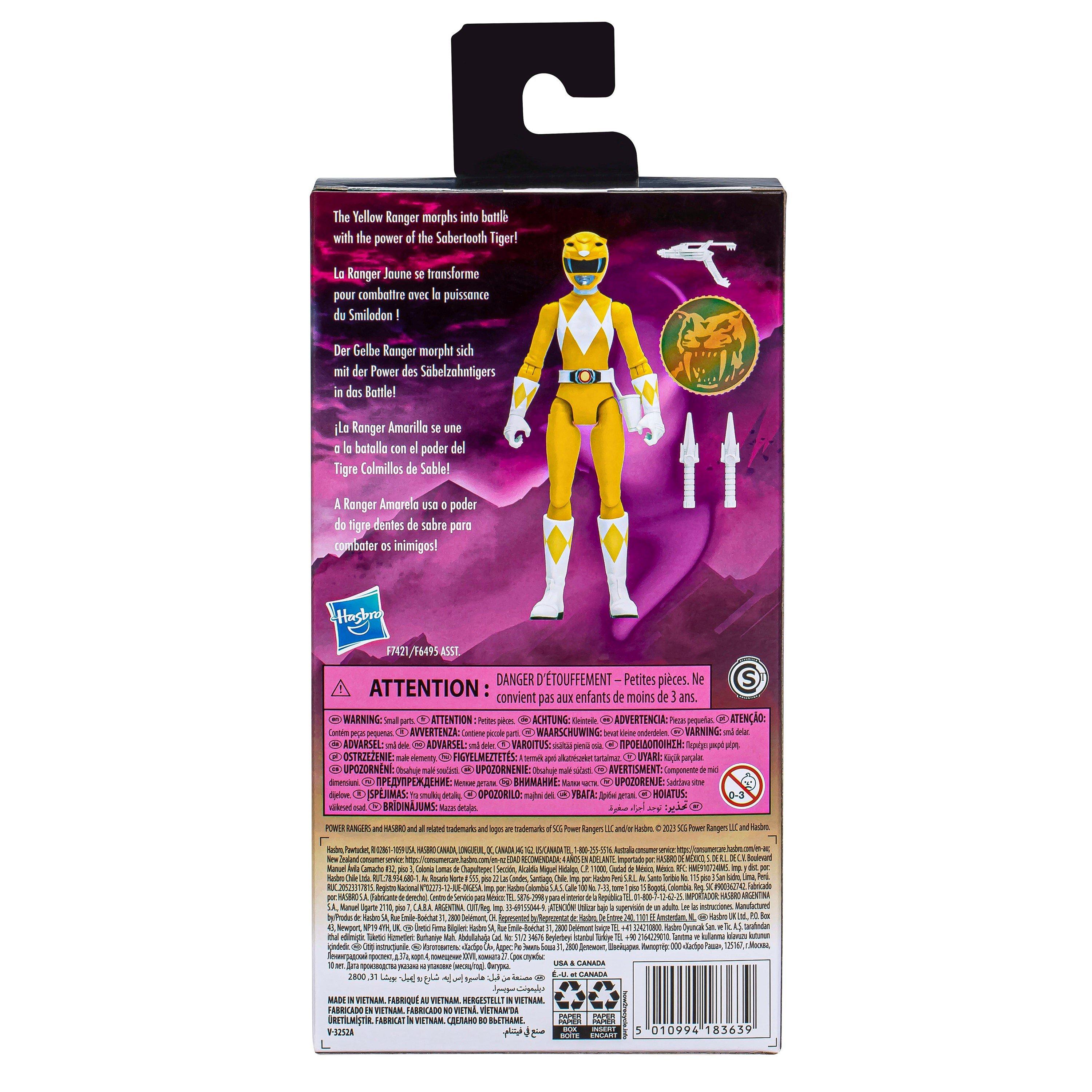 Power Rangers PRG MM Yellow Ranger | Sports Direct