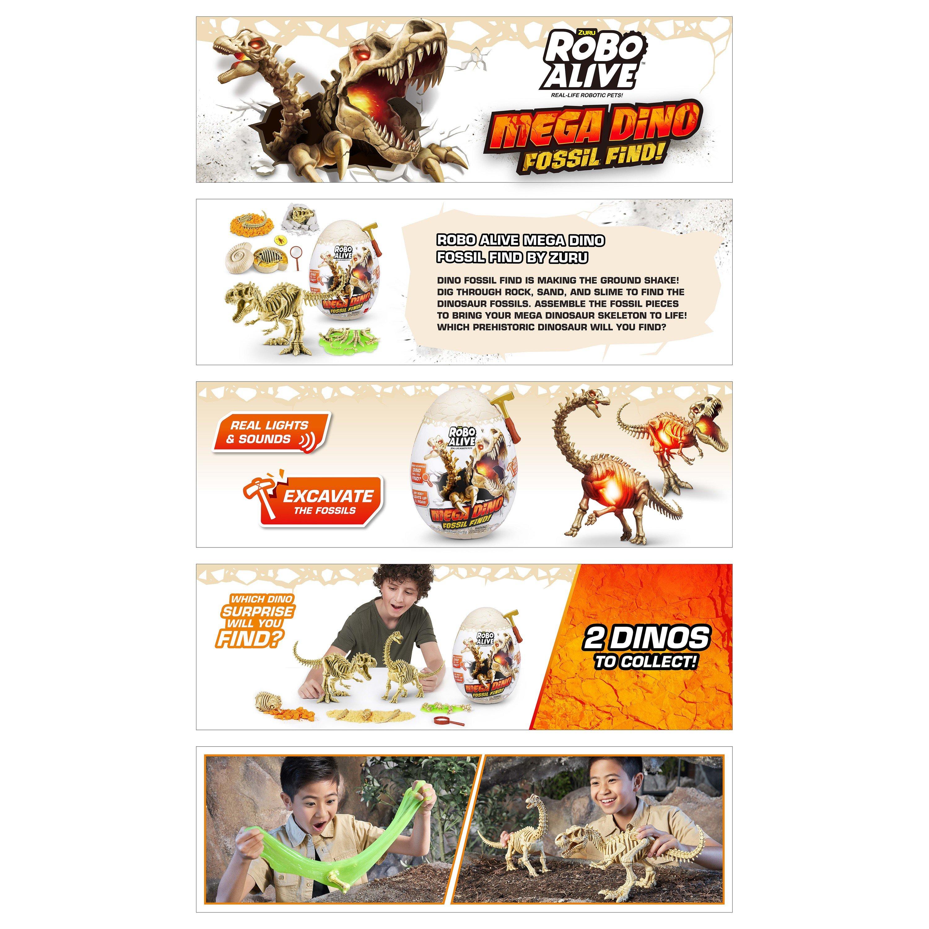 Multi Format An - Zuru - Mega Dino Fossil Find Surprise Egg S1 - 2