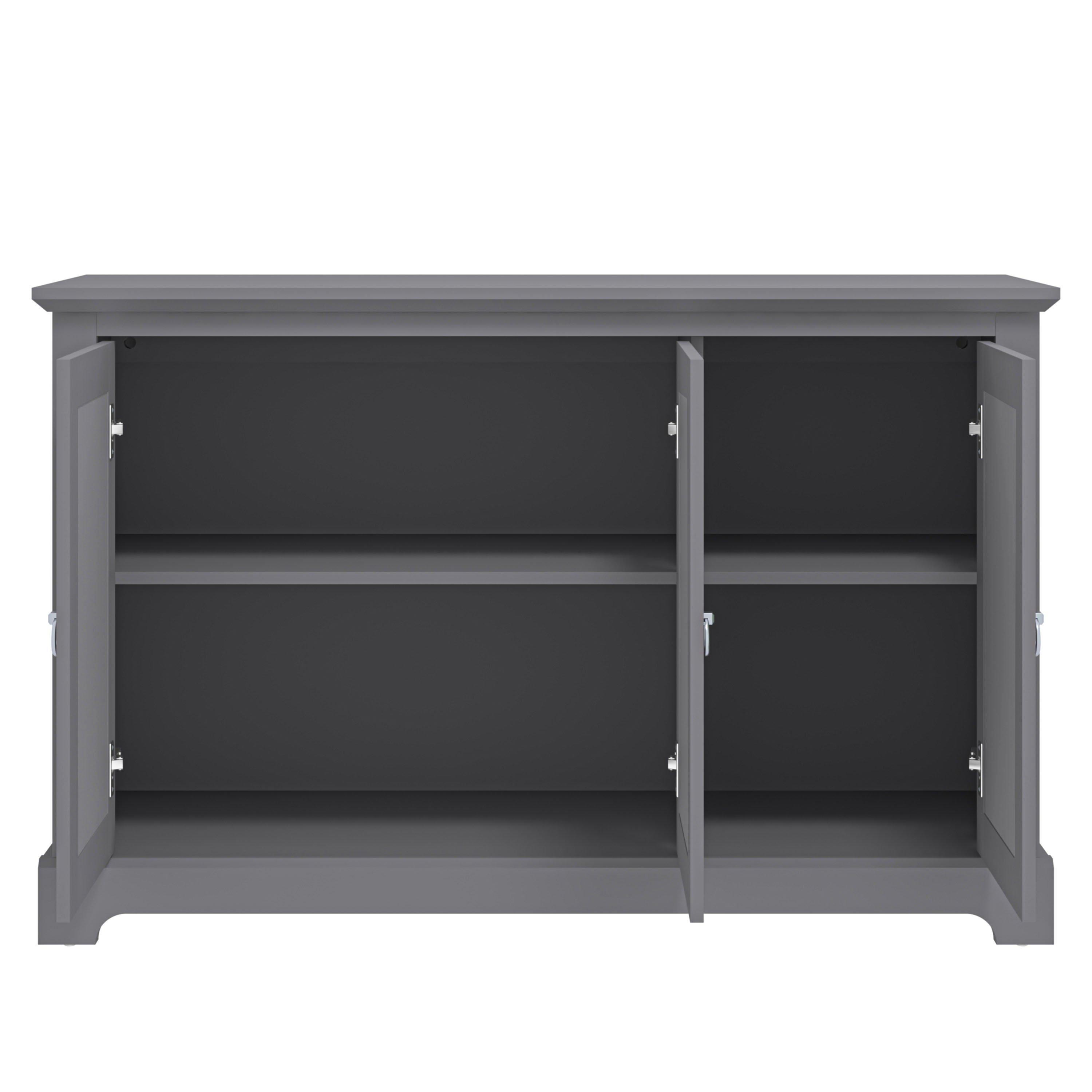 Grey - GFW - Honiton 3 Door Sideboard - 5