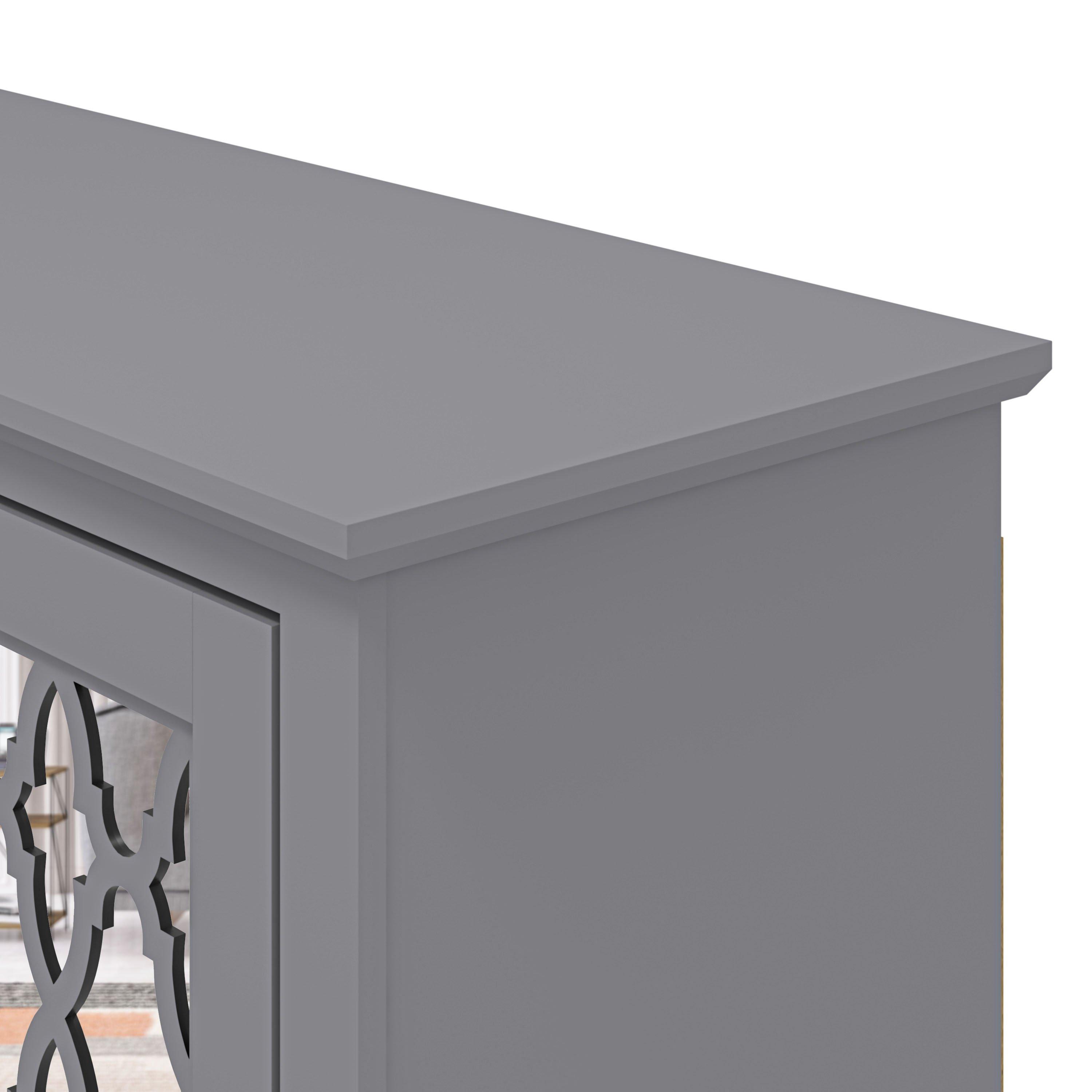 Grey - GFW - Honiton 3 Door Sideboard - 8