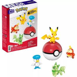 Pokemon GAME Mega Construx Pokeball Paldea Partners