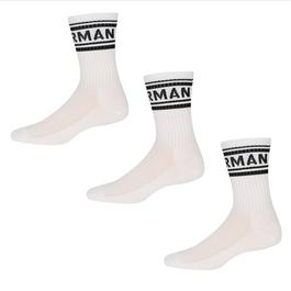 Ben Sherman 3 Pack Sport Socks Mens