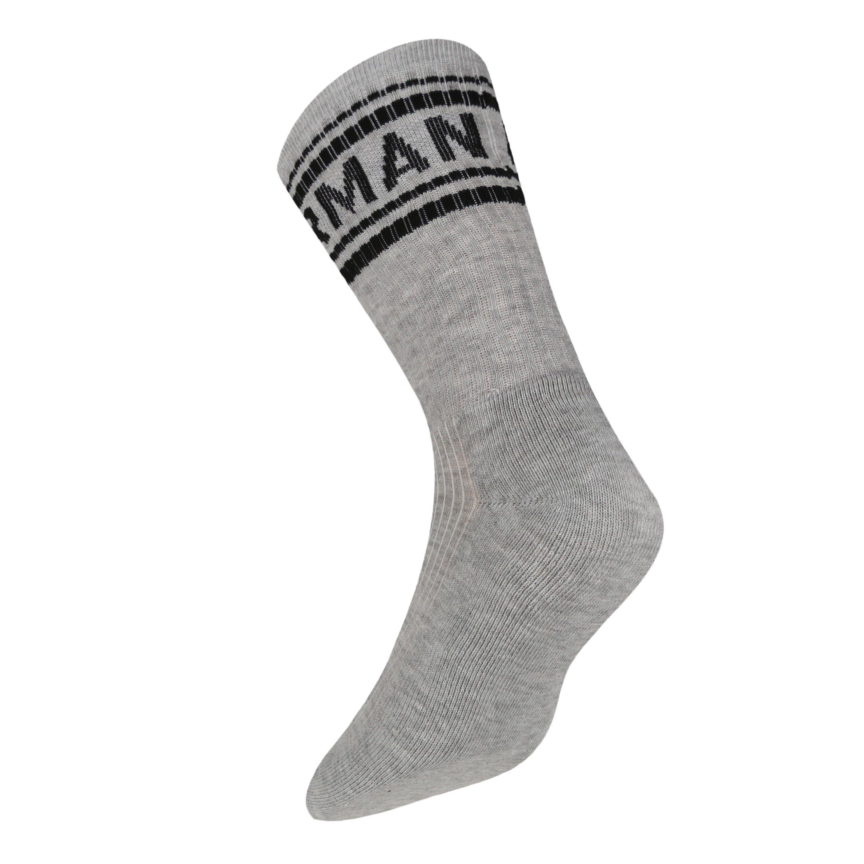 Blanc/Noir/Gris - Ben Sherman - Ben Sherman Mens 3 Pack Sport Socks - 6