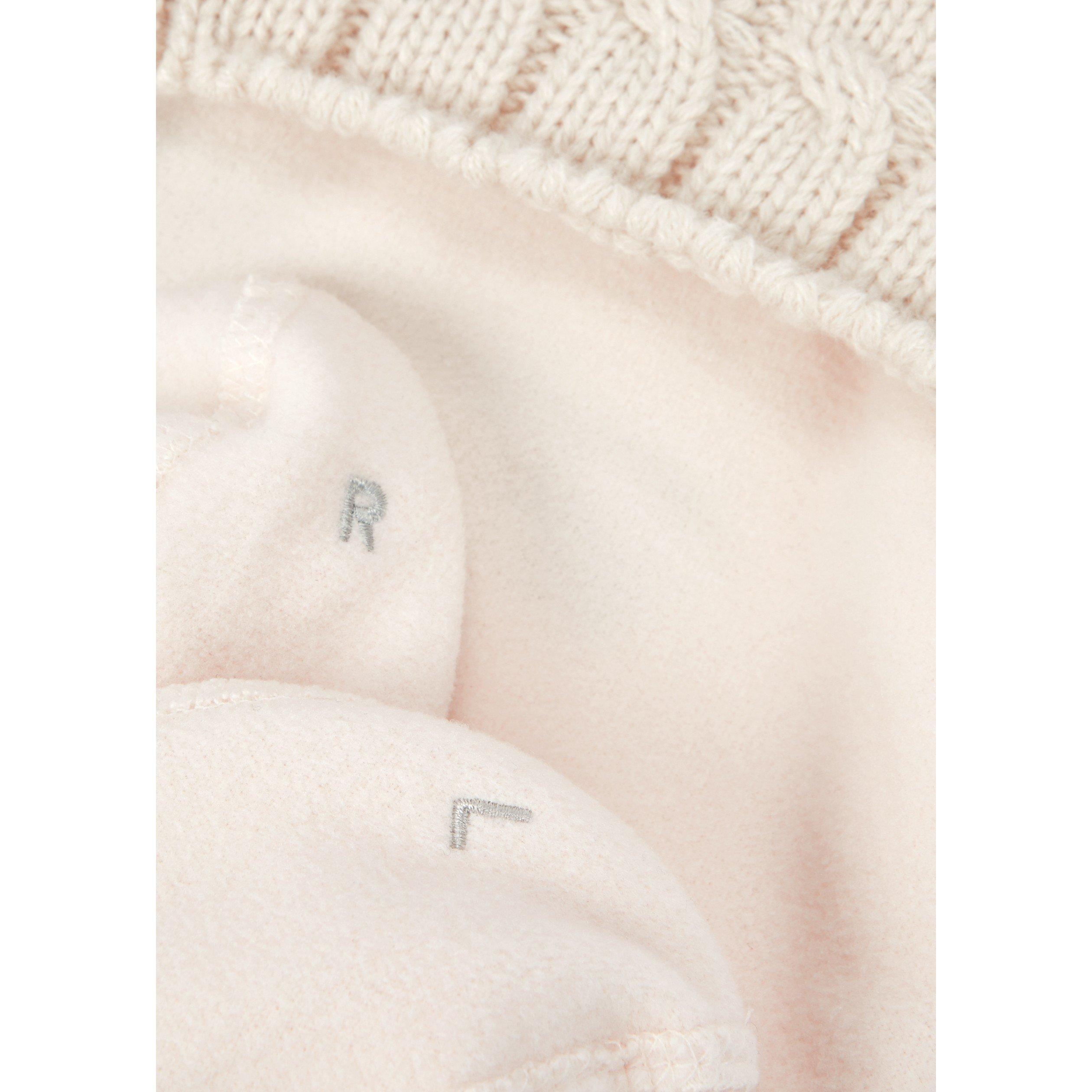 WHITE - Hunter - RECYCLED 6 STITCH CABLE SOCK - 4