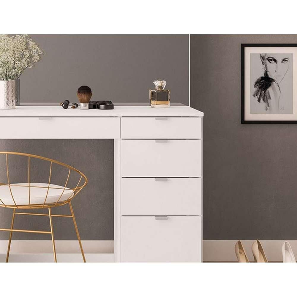 White - Birlea - Ava 5 Drawer Dressing Table - 2