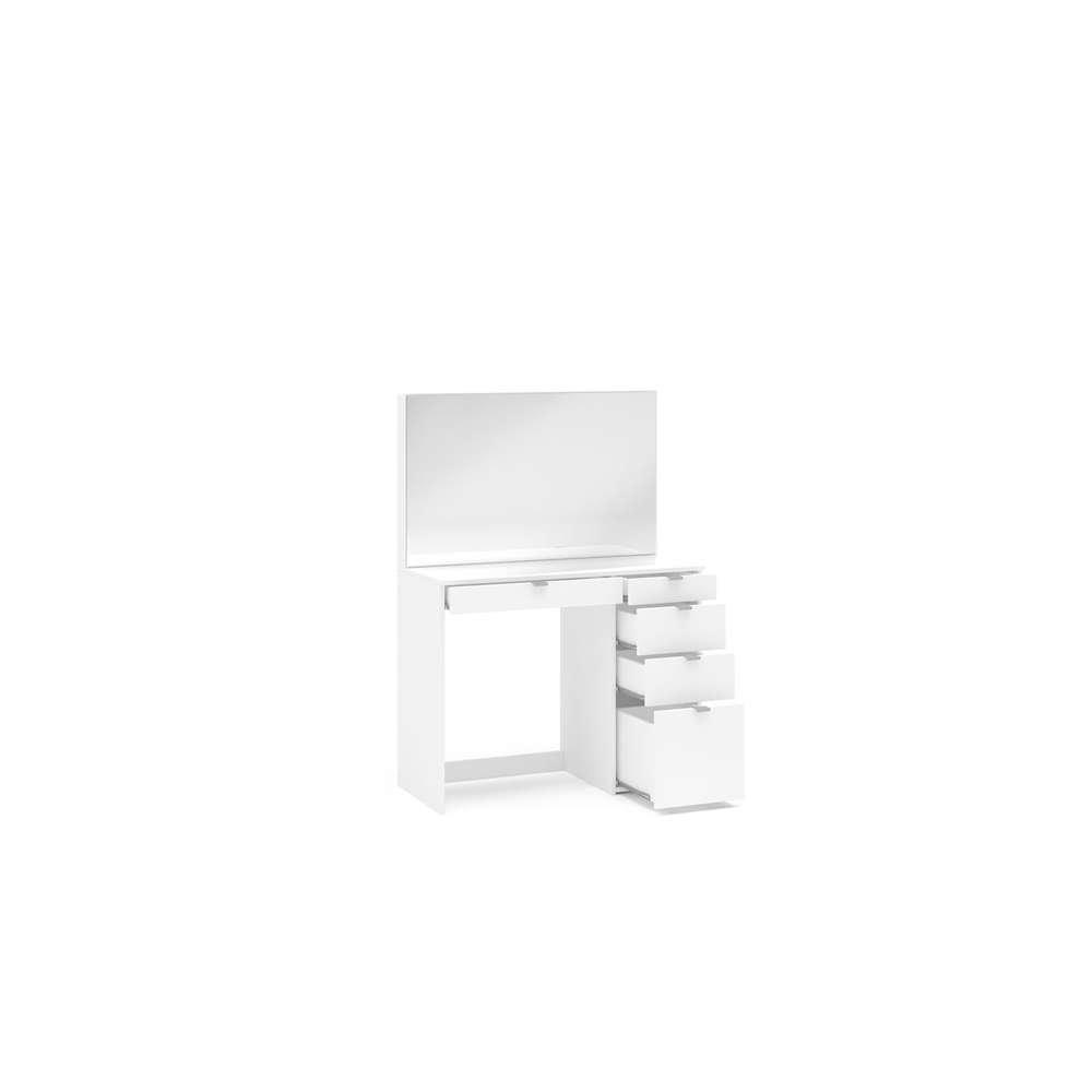 White - Birlea - Ava 5 Drawer Dressing Table - 5