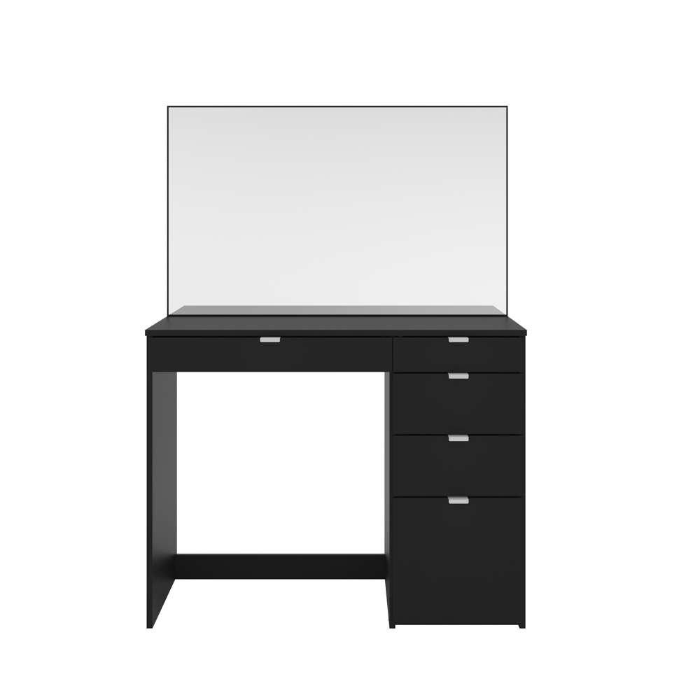 Black - Birlea - Ava 5 Drawer Dressing Table - 3