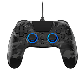 Gioteck GAME VX 4+ Wired RGB PS4 Controller Dark Camo