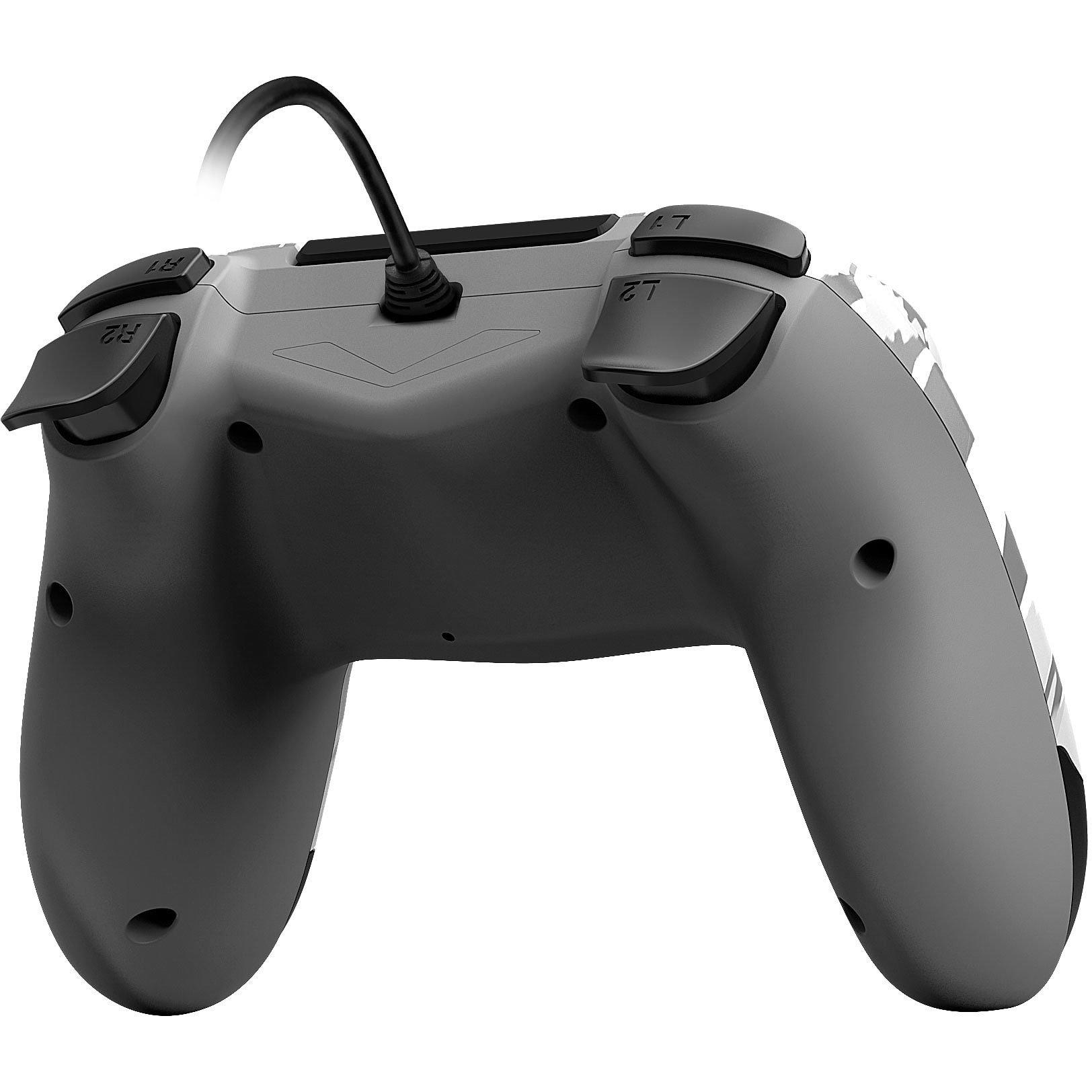 RGB White Camo - Gioteck - Gioteck VX-4+ Wired RGB PS4 Controller - Camo - 3