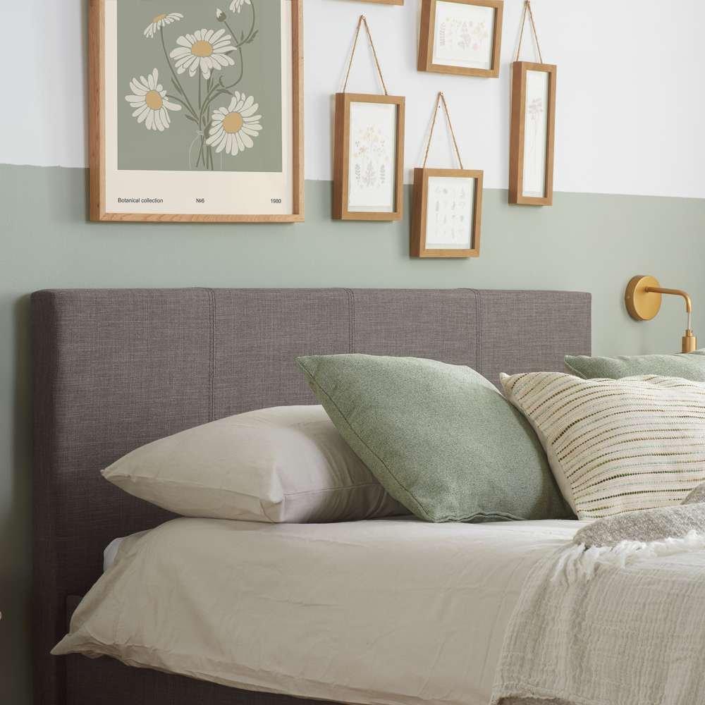 Grey - Birlea - Birlea Berlin Fabric Ottoman In Grey - 3