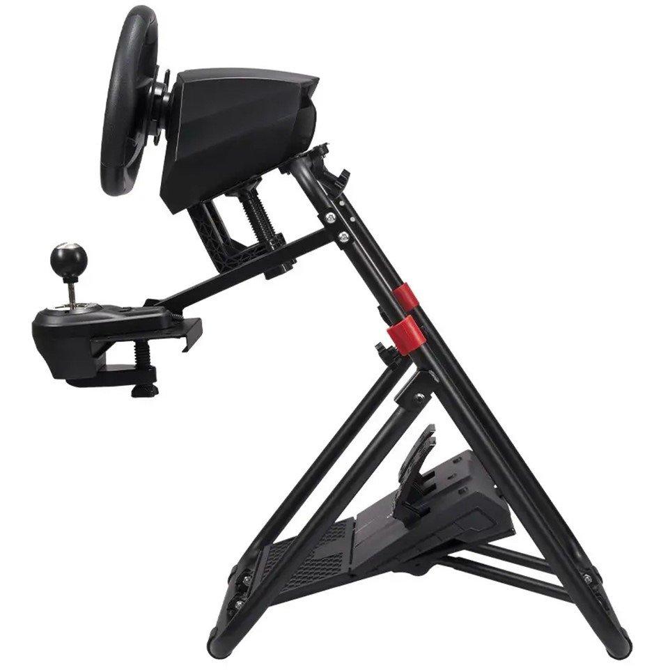 Black - Subsonic - Gaming Racing Stand For Steering Wheels & Pedals - 3