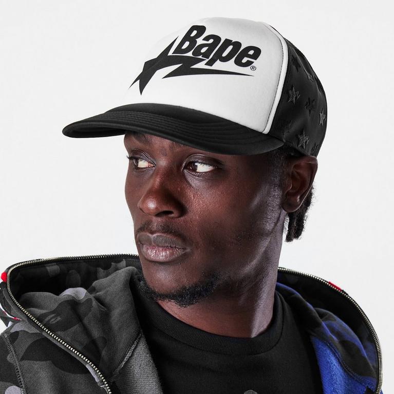 Bape | All-Over Star Mesh Trucker Cap | Trucker Caps Bape | All-Over Star Mesh Trucker Cap | Trucker Caps