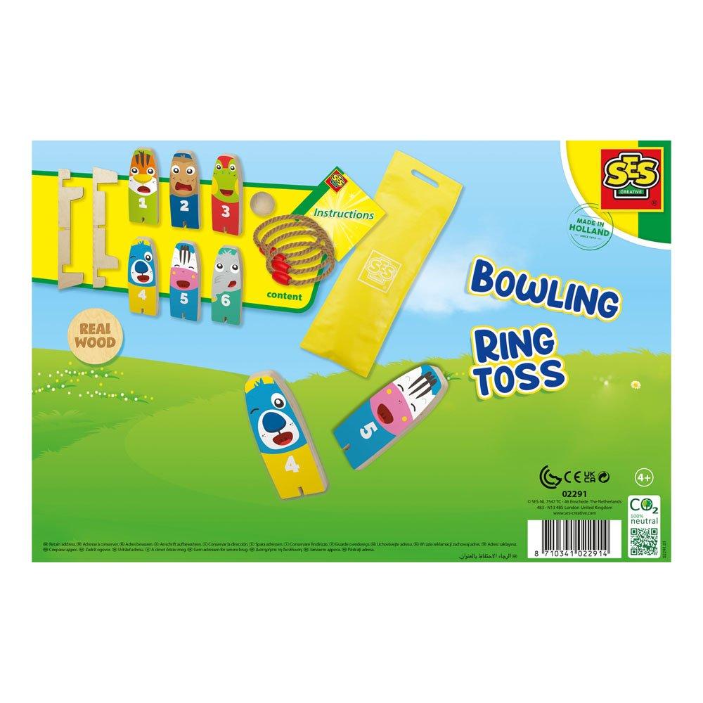 Multi - SES Creative - Bowling and Ring Toss 2-i - 2